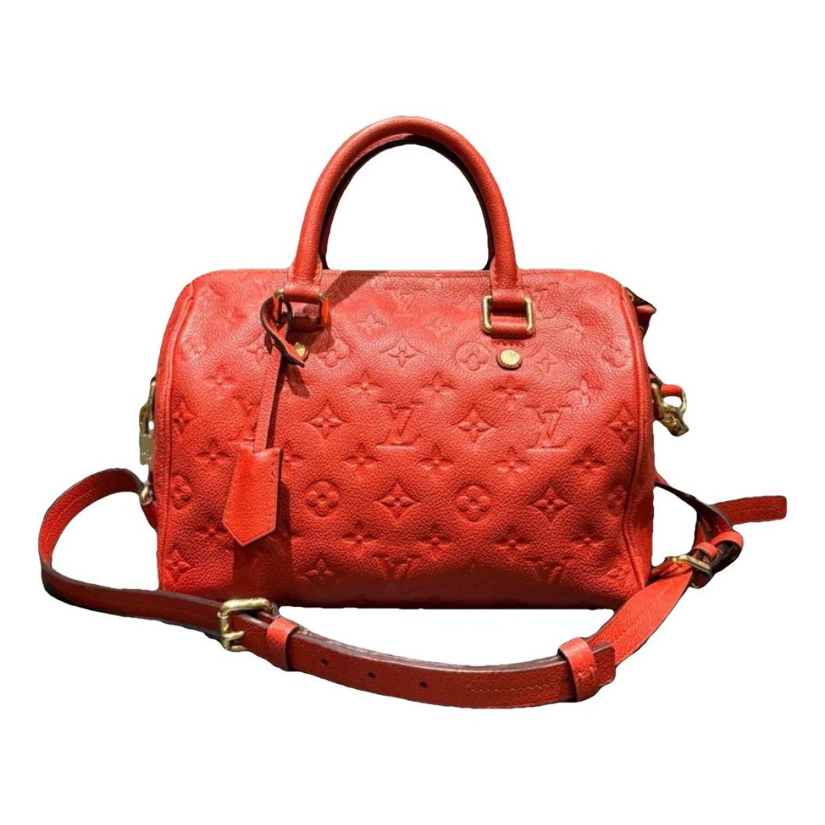 Speedy leather handbag