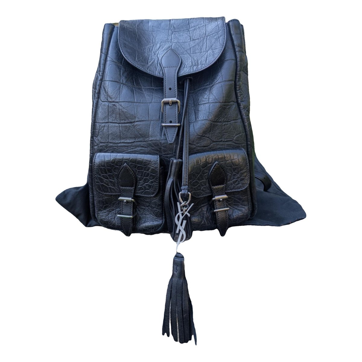 Festival leather backpack