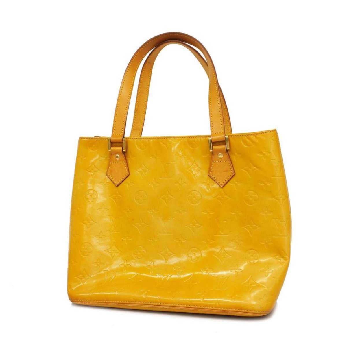 Houston patent leather tote