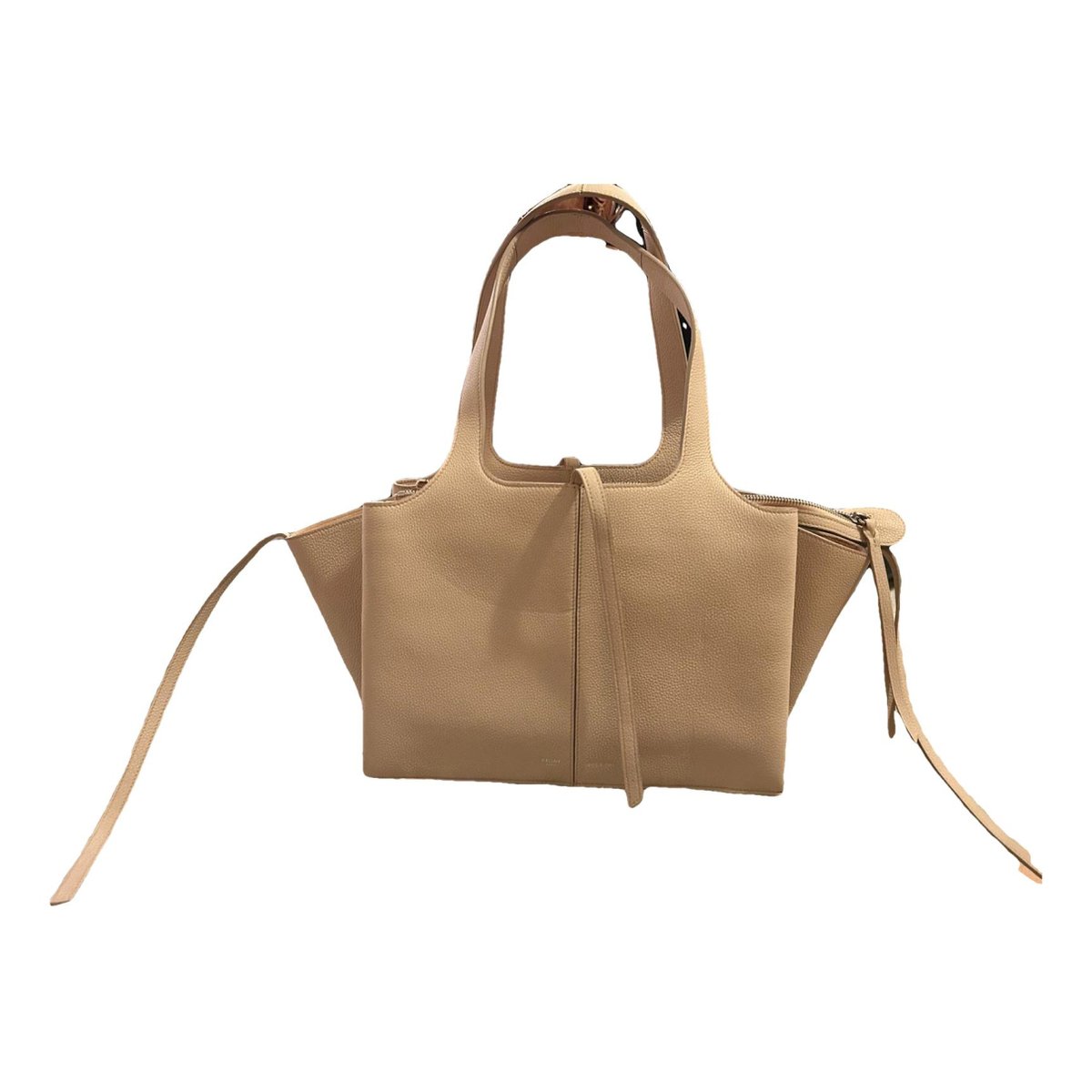 Tri-Fold leather tote