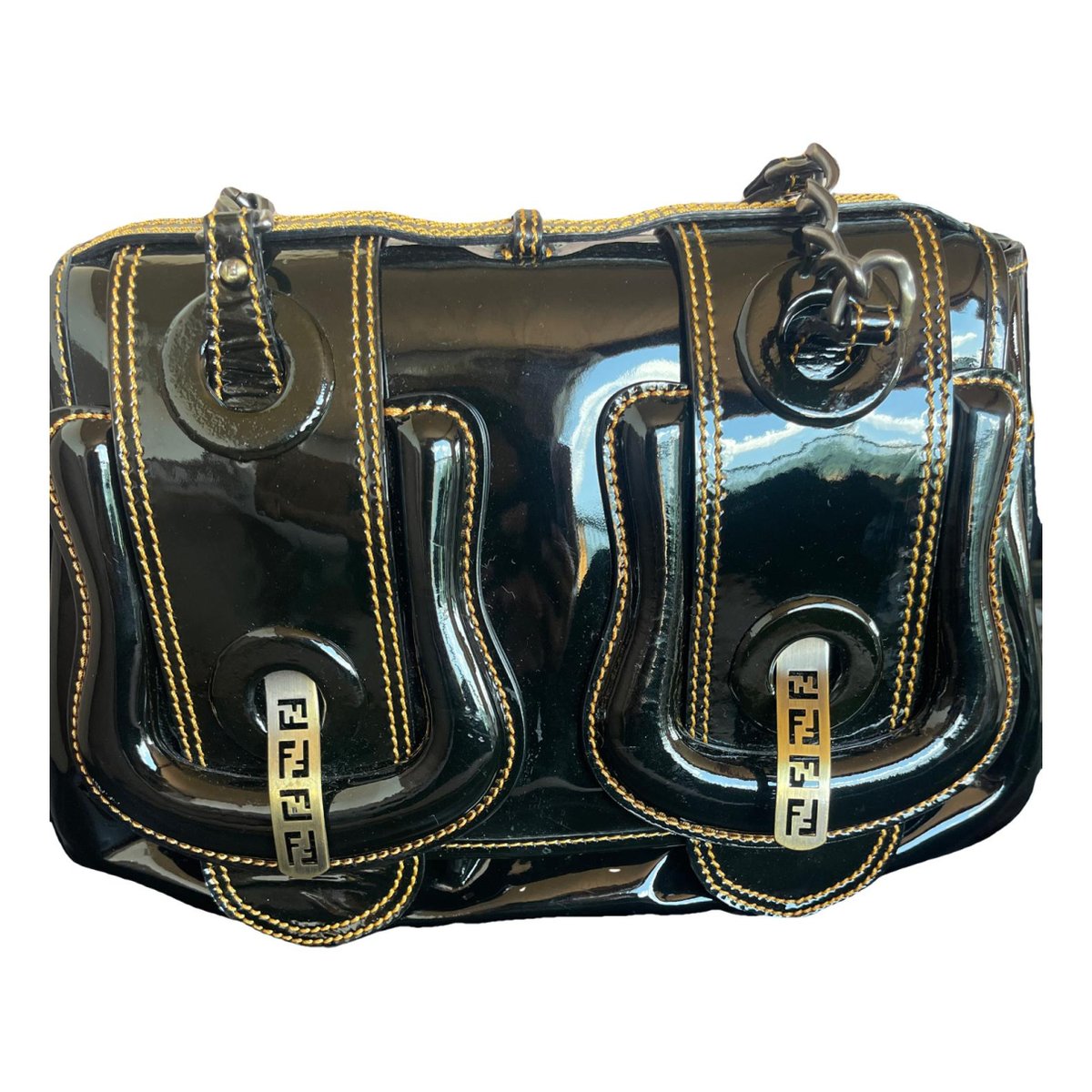 Bag patent leather handbag