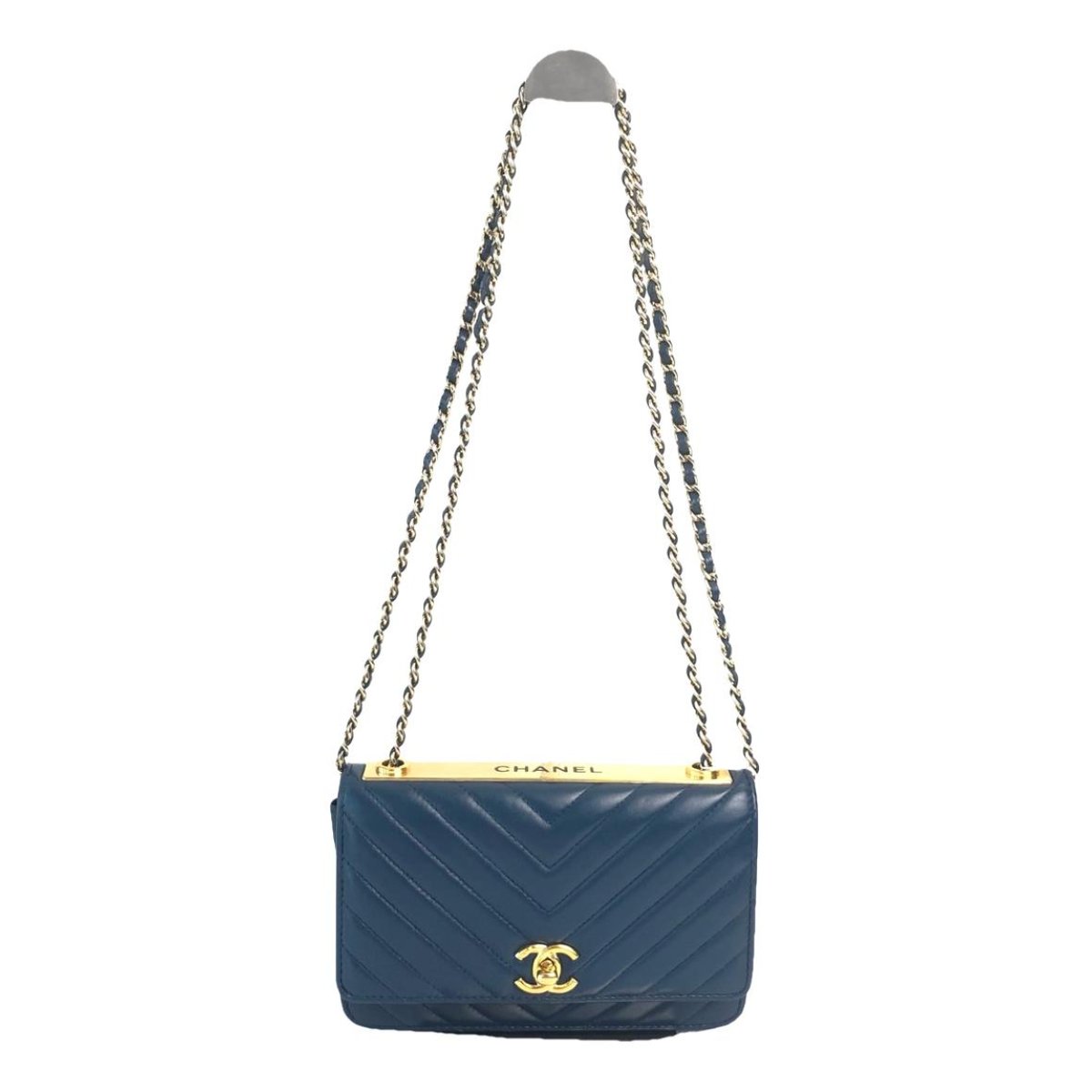 Trendy CC Wallet on Chain leather crossbody bag