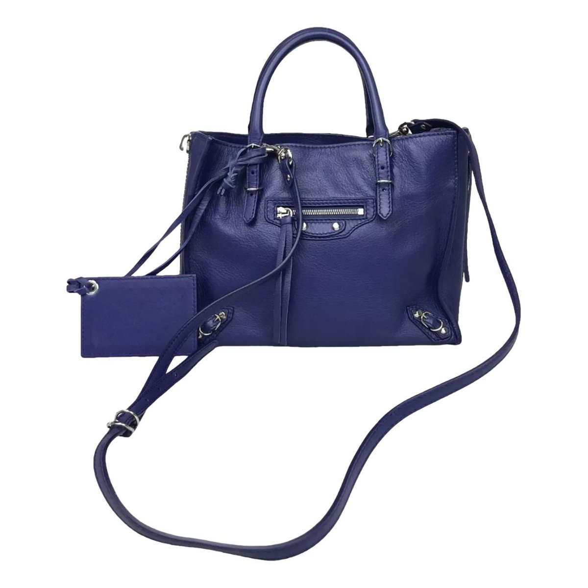 Papier leather crossbody bag