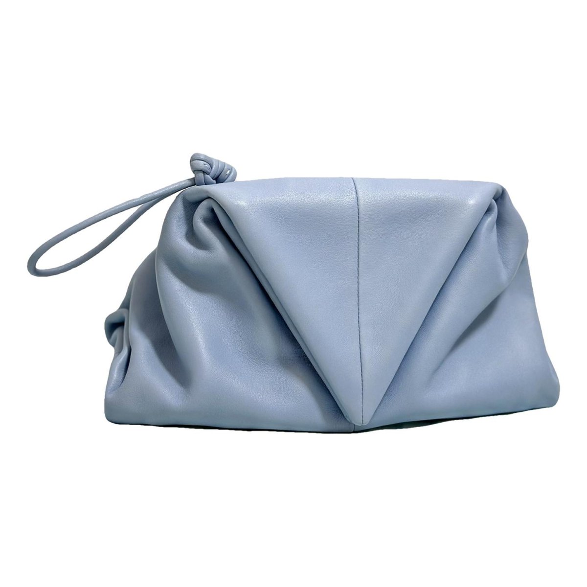 BV Trine leather clutch bag