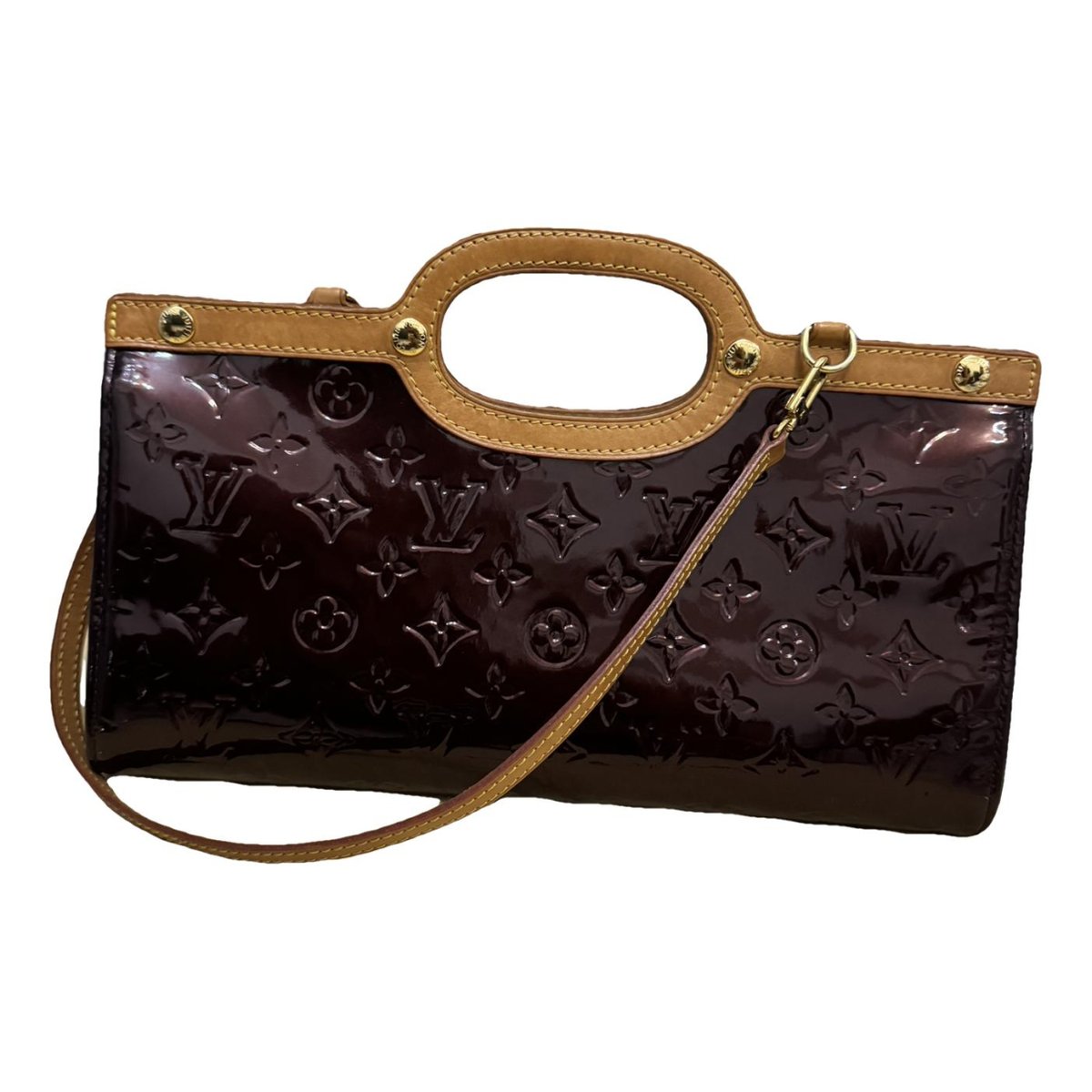 Roxbury patent leather handbag
