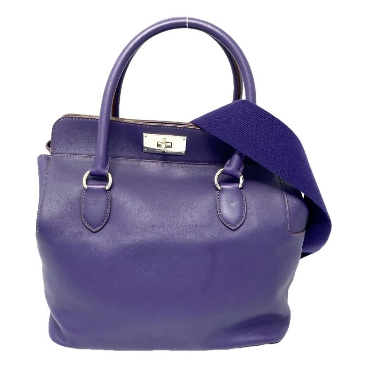 Toolbox leather handbag