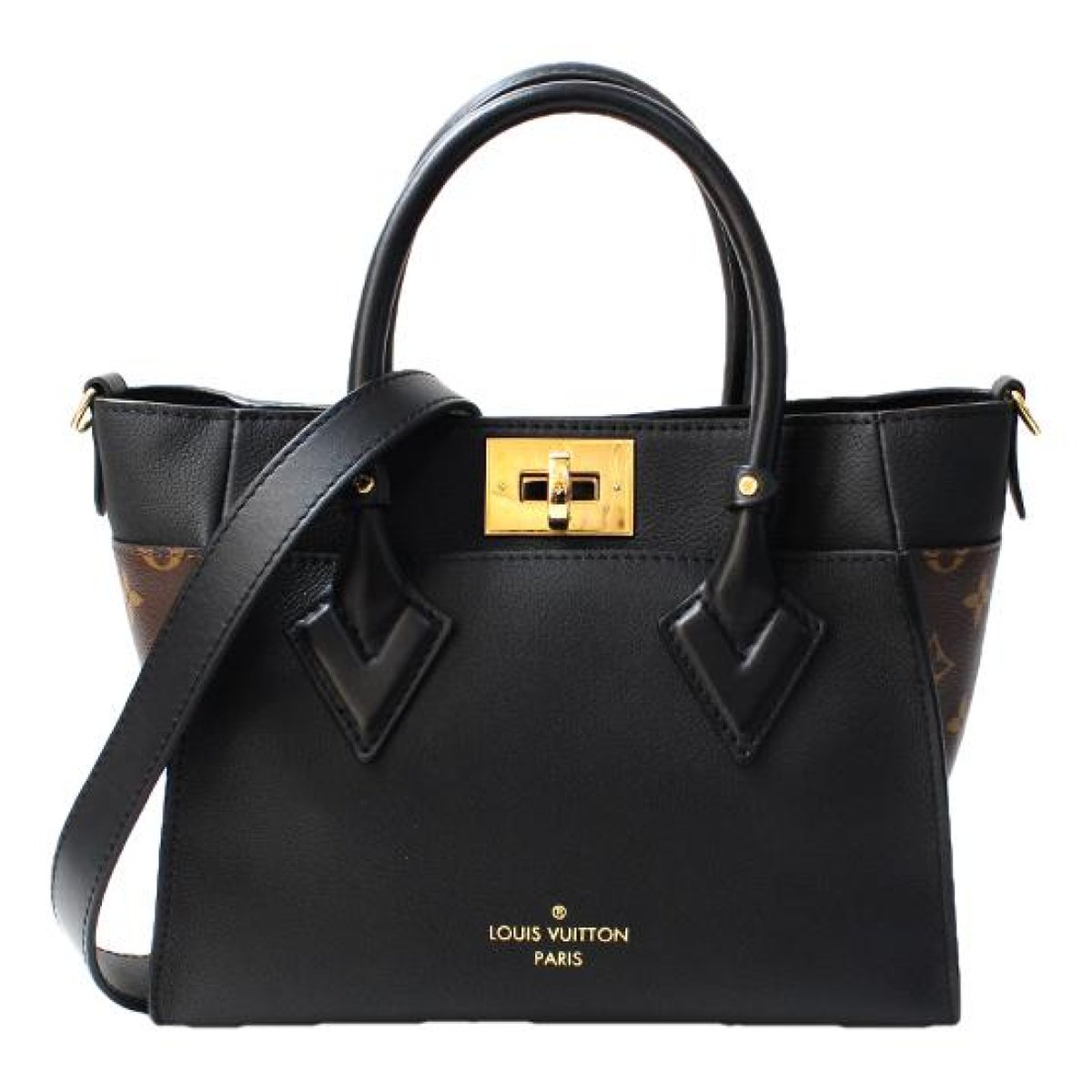On My Side leather handbag
