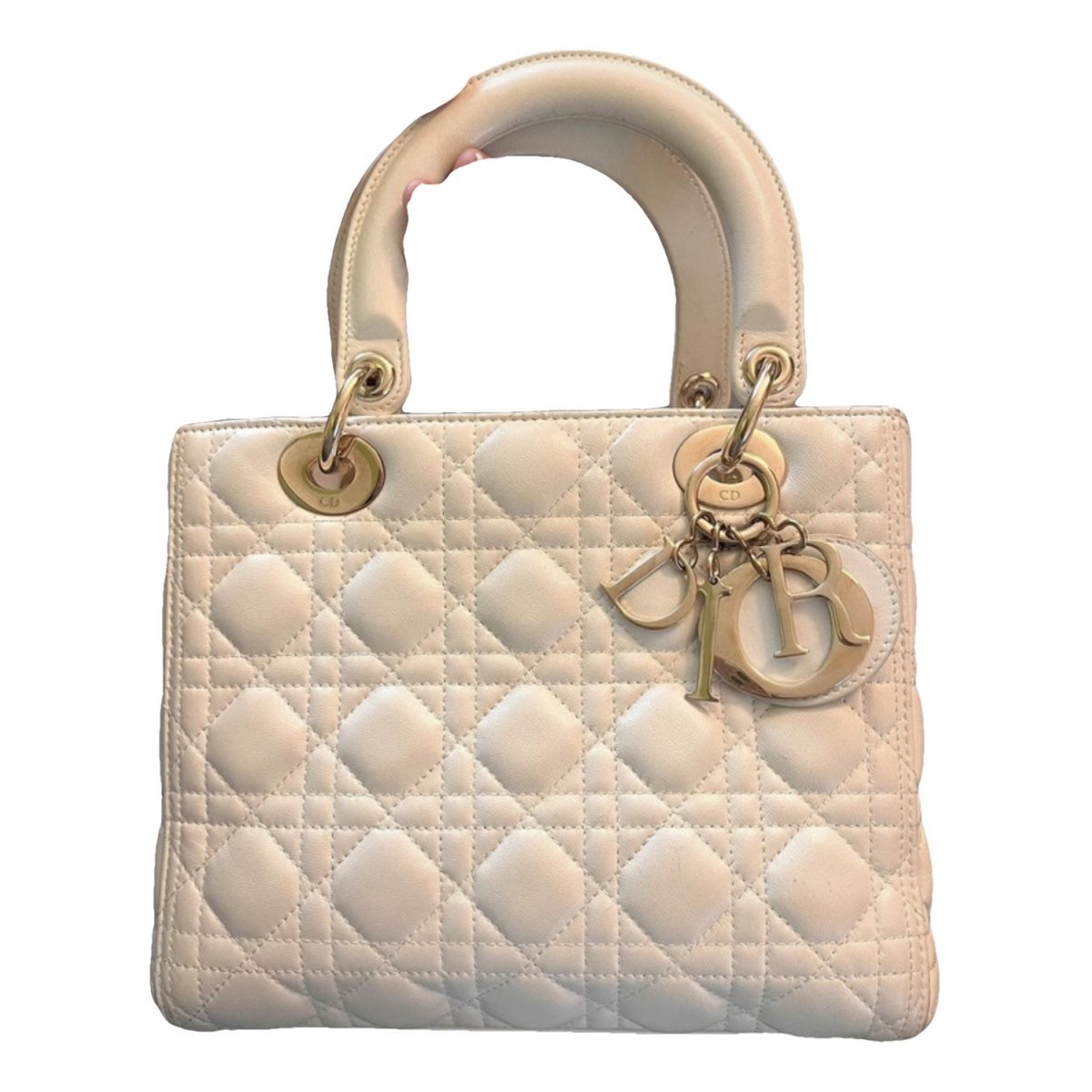 Lady Dior leather handbag