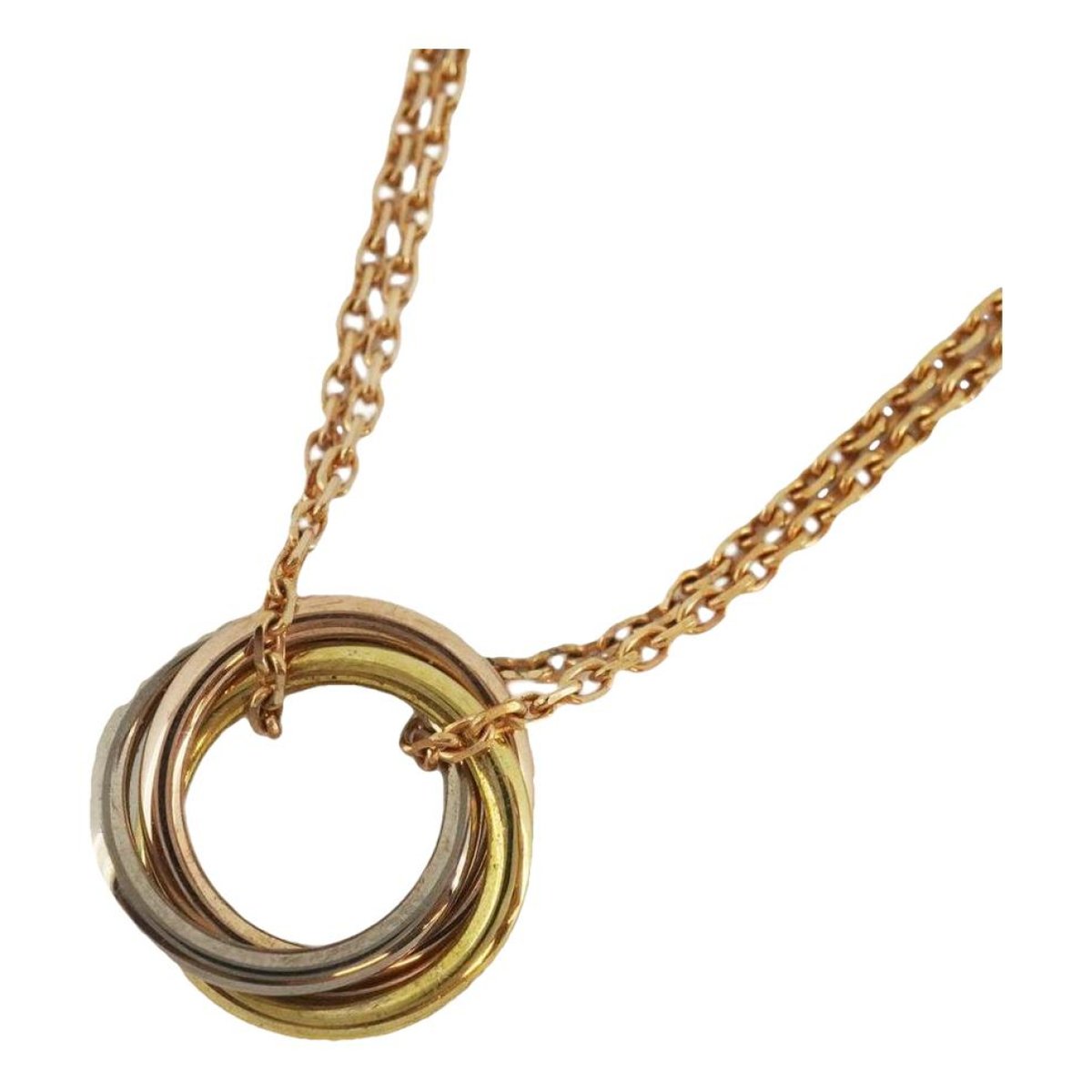 C pink gold necklace