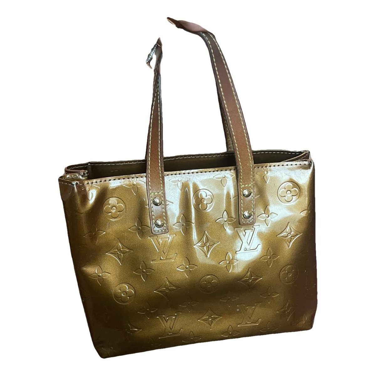 Bréa patent leather handbag