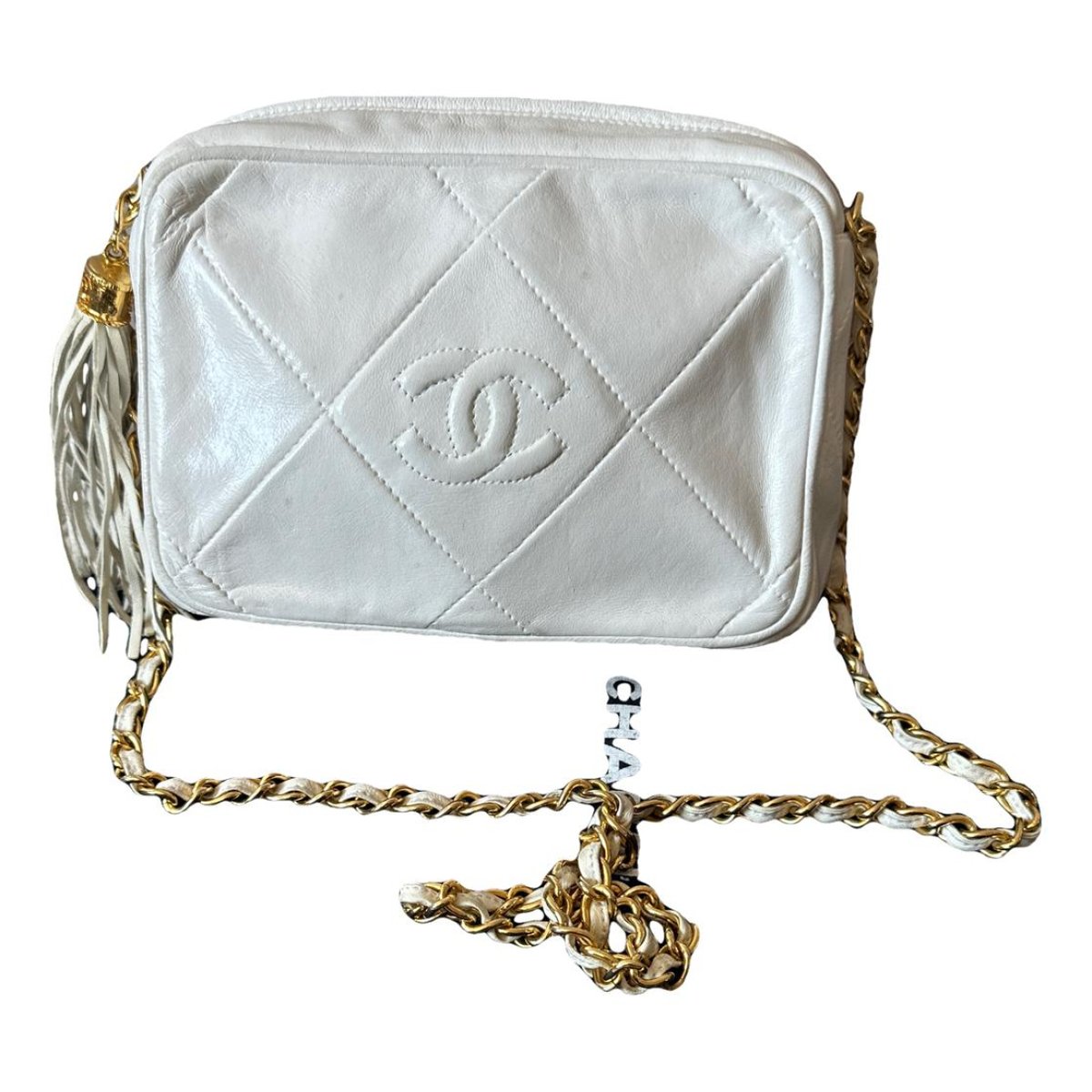Camera leather handbag