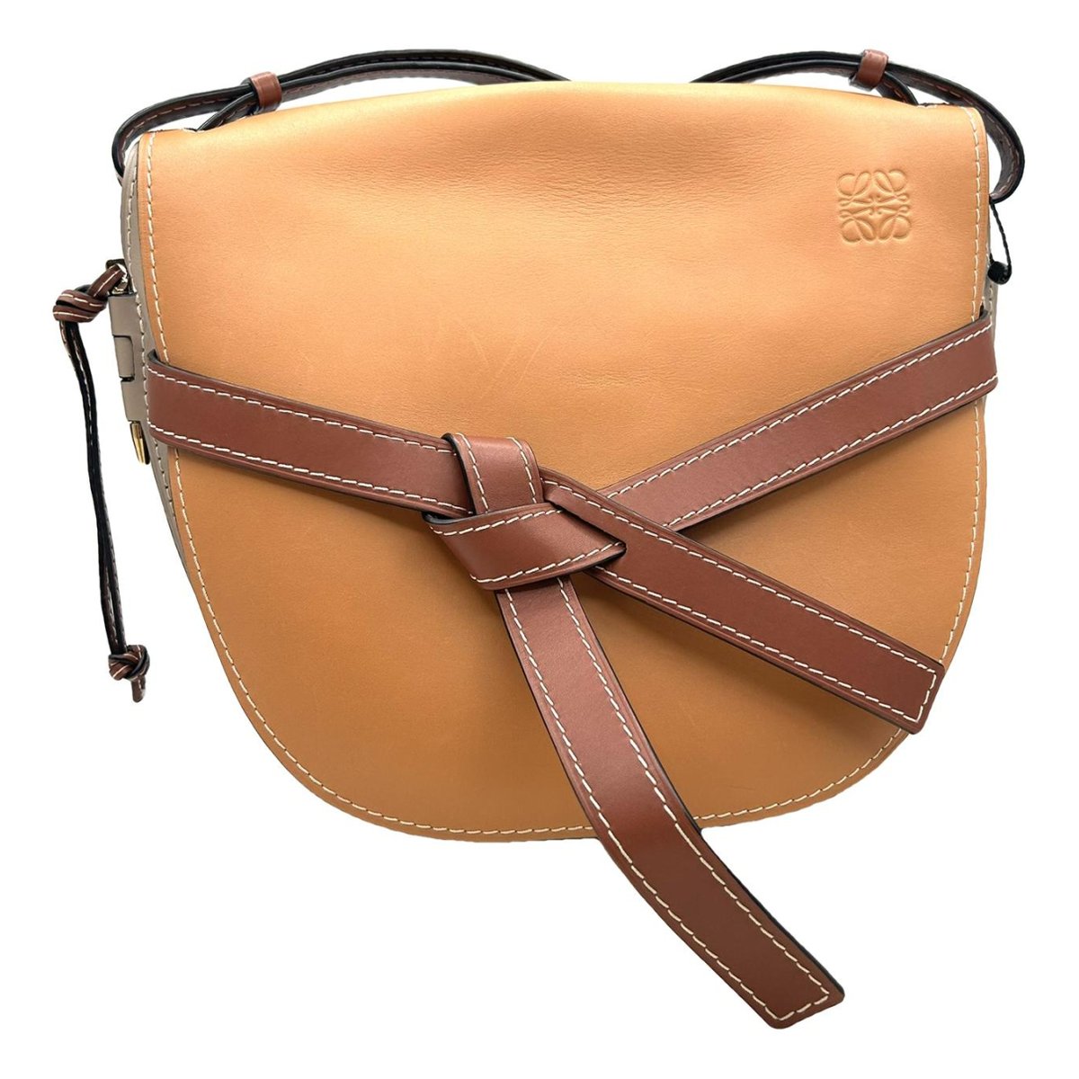 Gate leather crossbody bag
