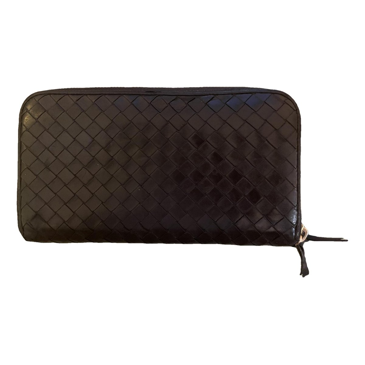 Intrecciato leather wallet
