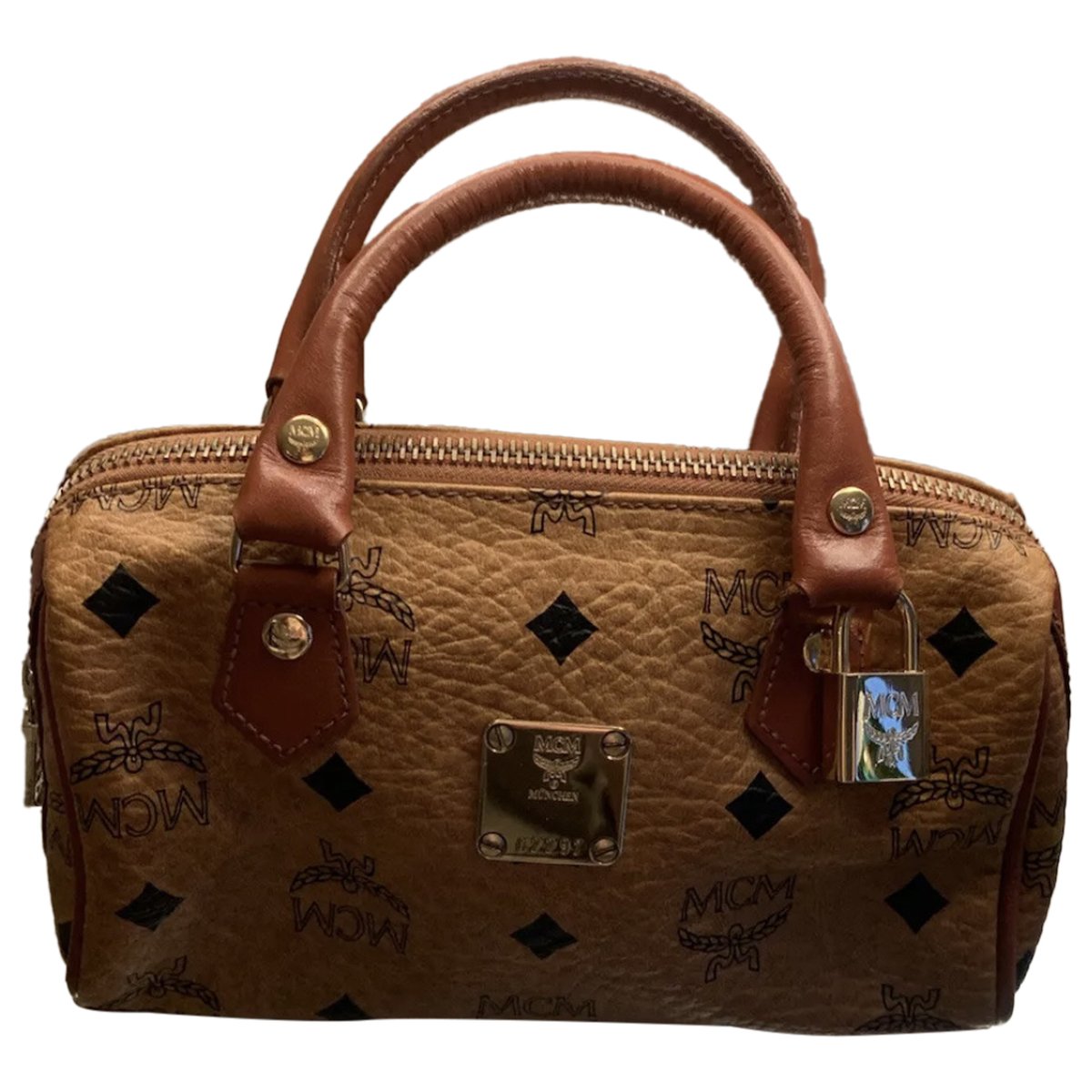 Boston leather bag