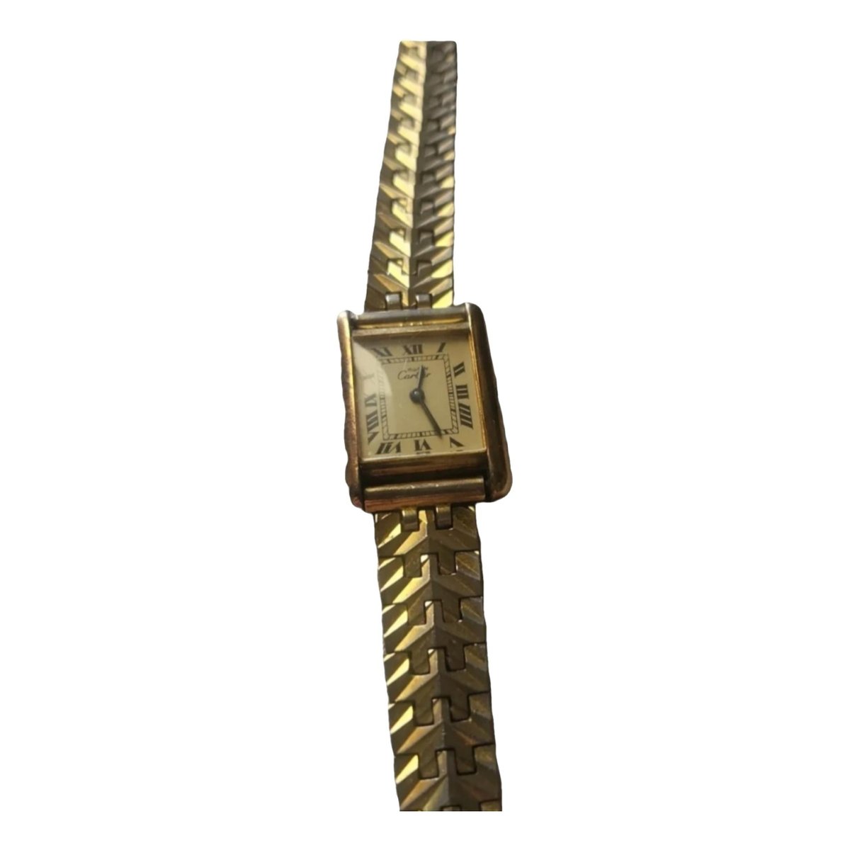 Tank Louis Cartier silver watch