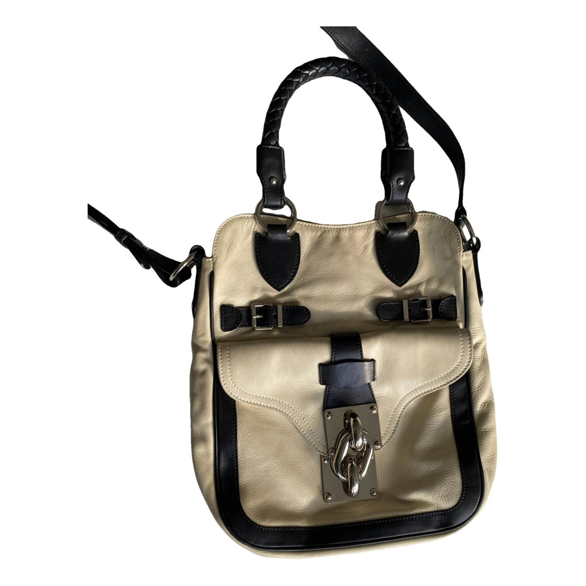 Work leather crossbody bag