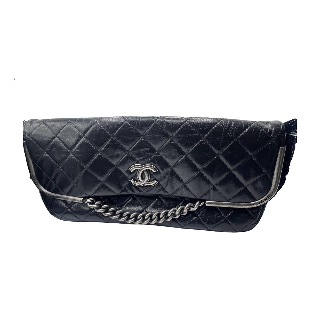 2.55 leather clutch bag