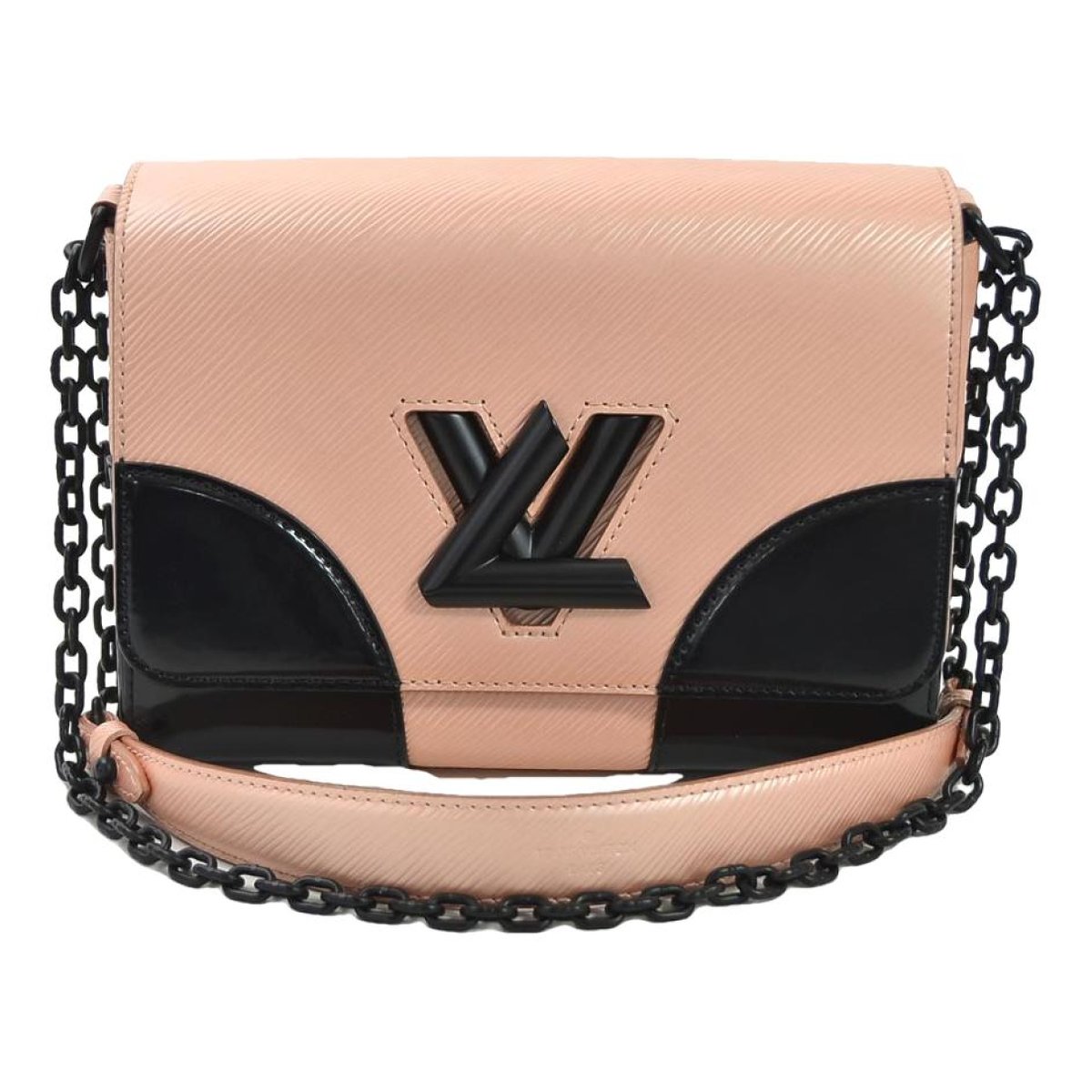 Twist leather handbag