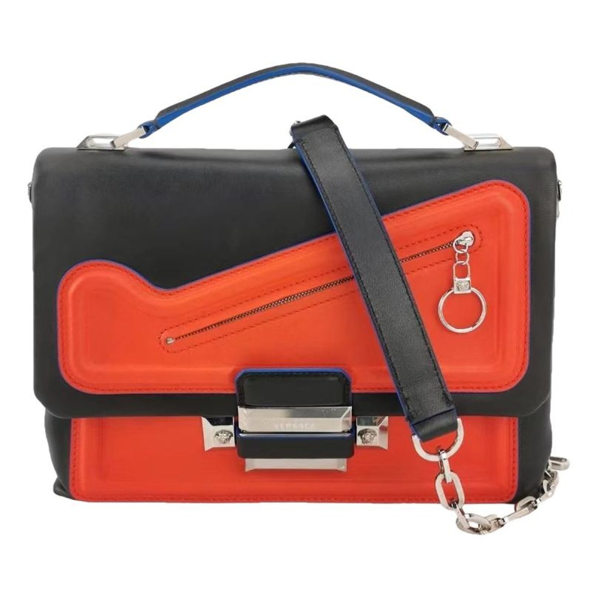 Greca Goddess leather handbag