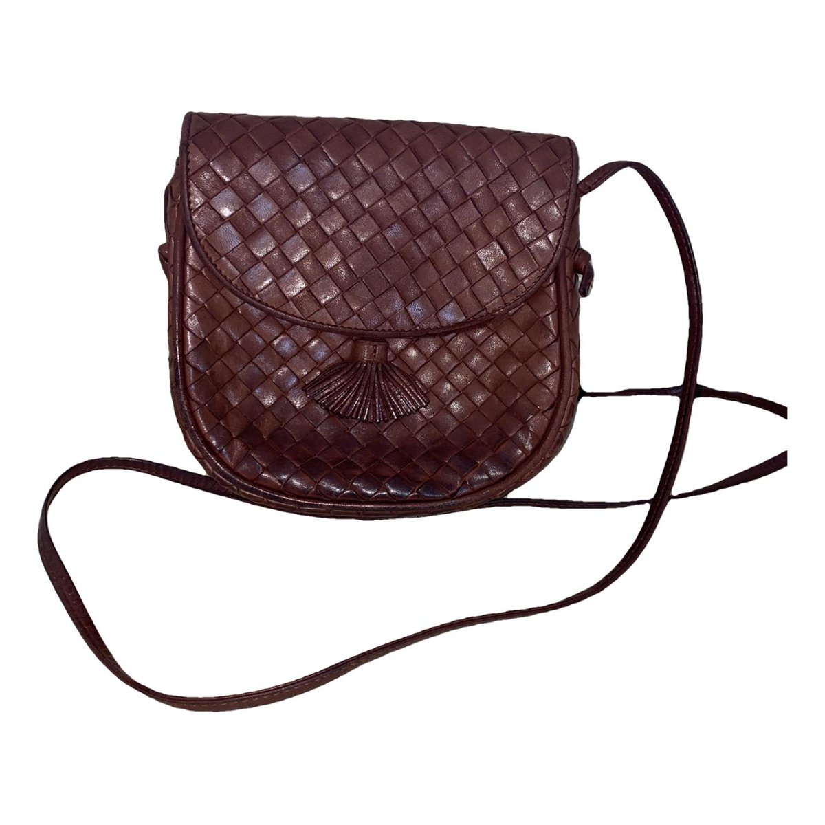 Loop leather handbag