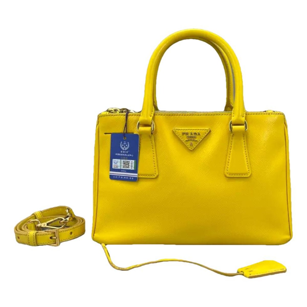 Galleria leather handbag