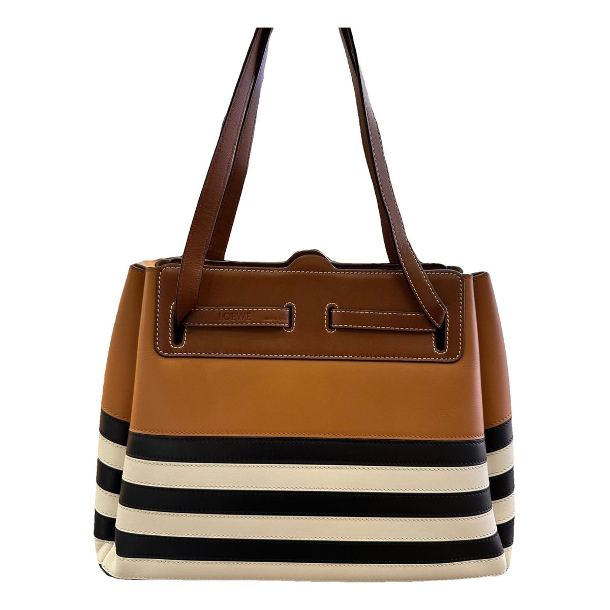 Lazo leather tote