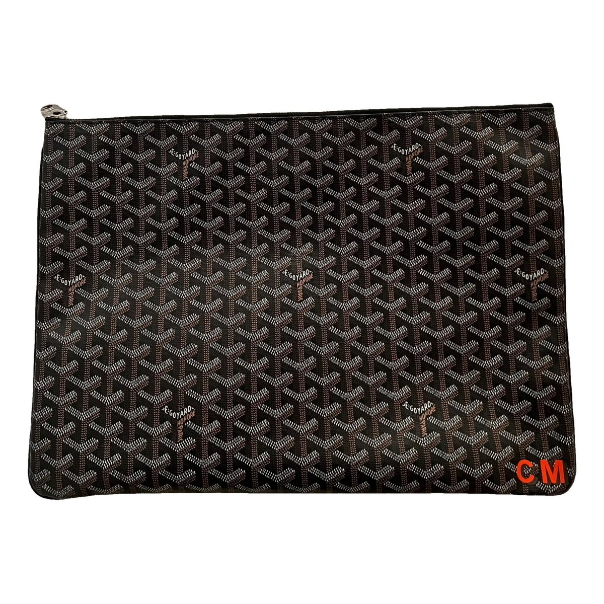 Sénat leather clutch bag