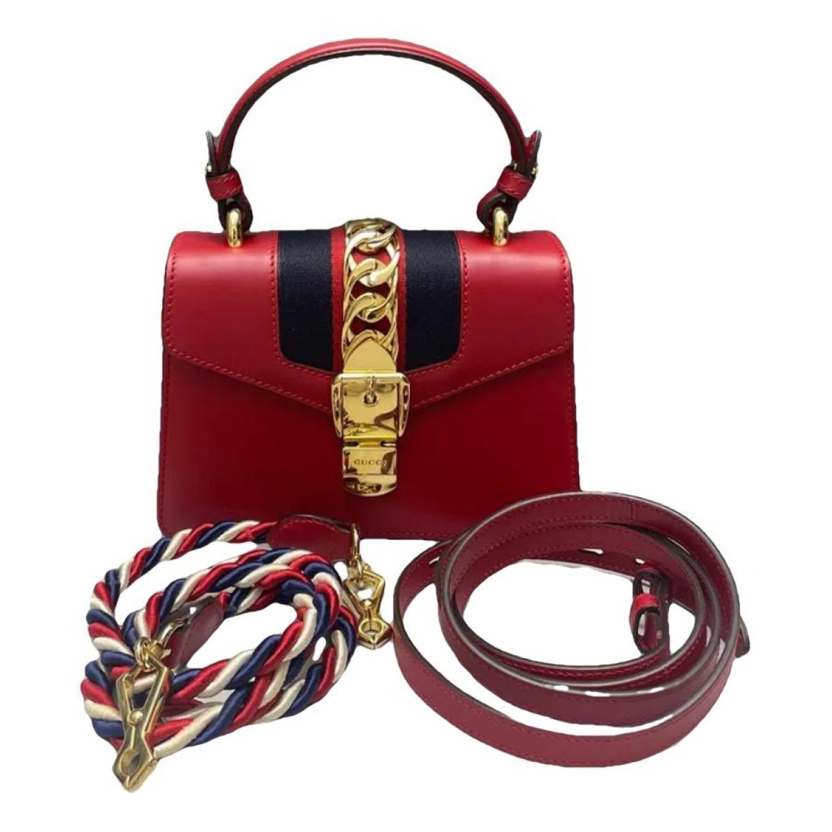 Sylvie Top Handle leather handbag