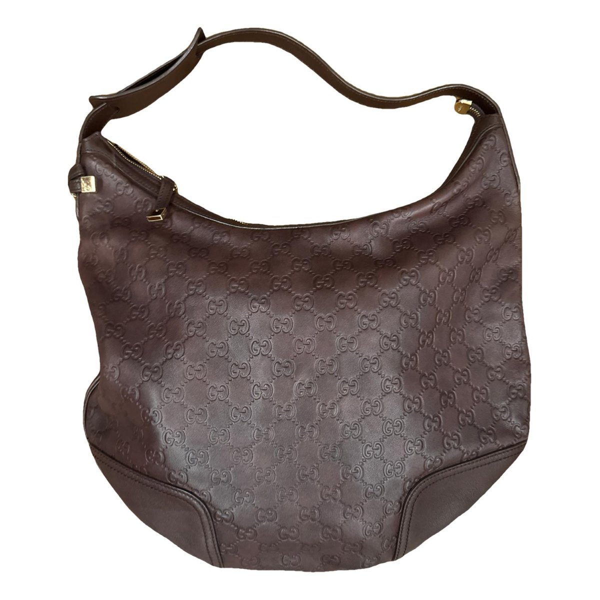 Hobo leather handbag