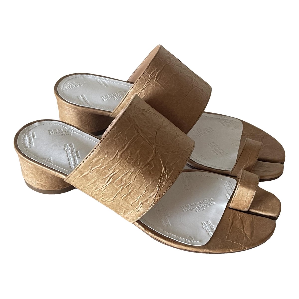 Tabi leather sandal