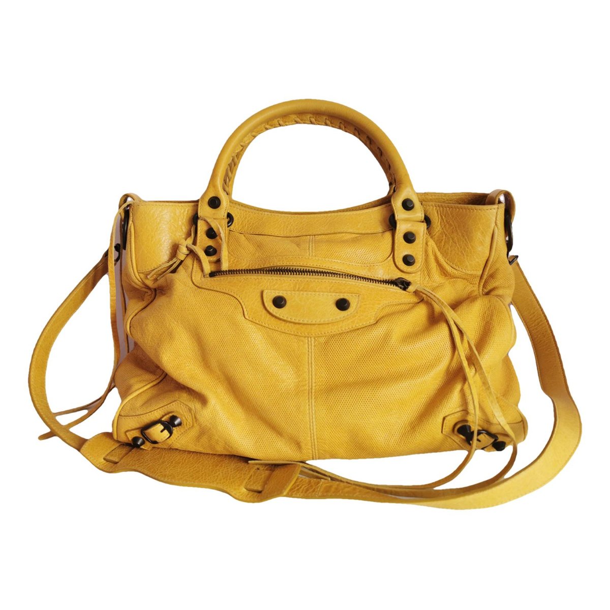 Vélo leather handbag