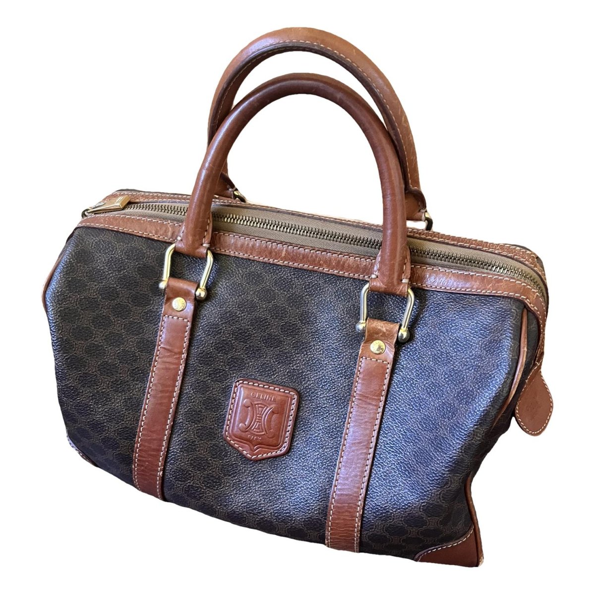 Triomphe leather handbag
