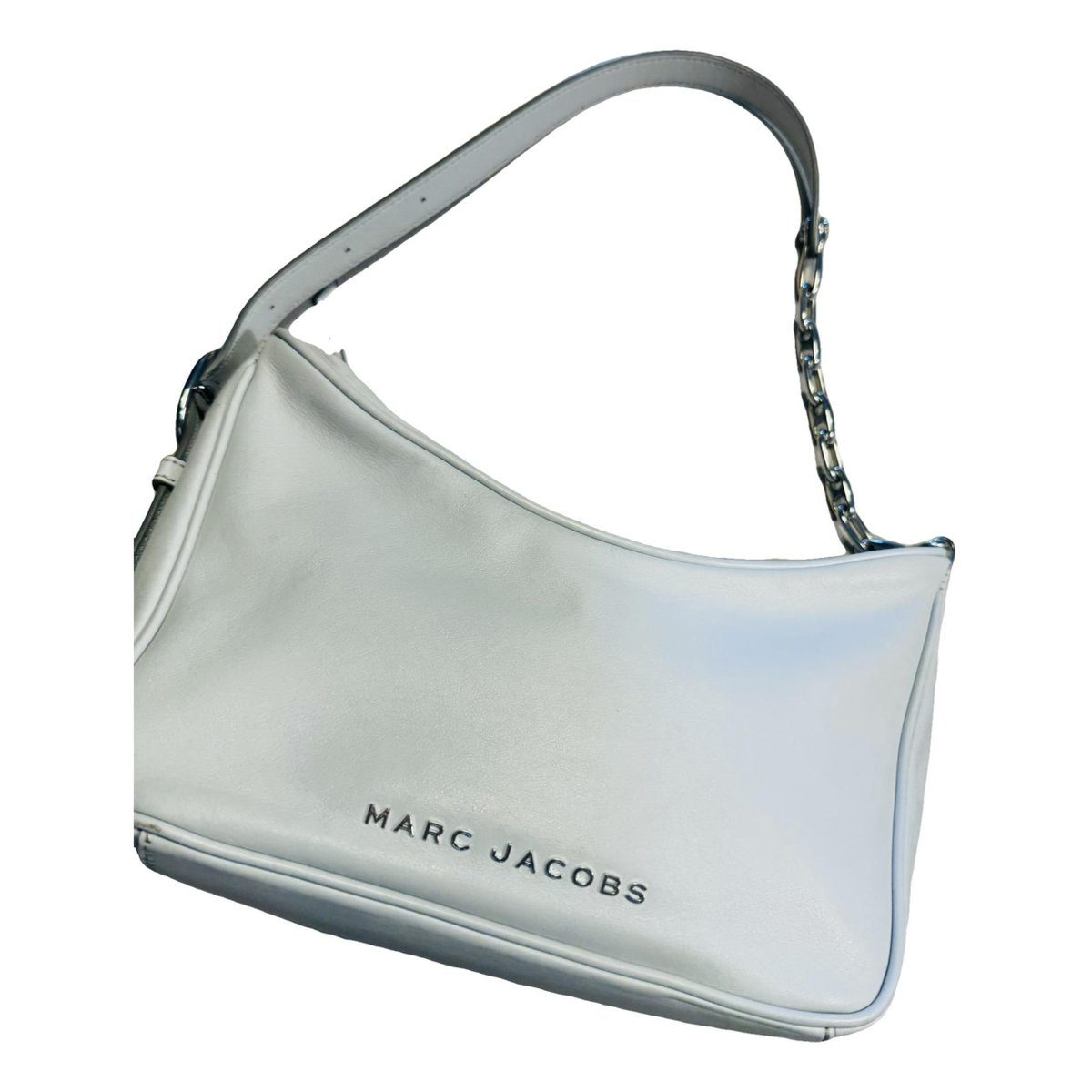 Single leather handbag