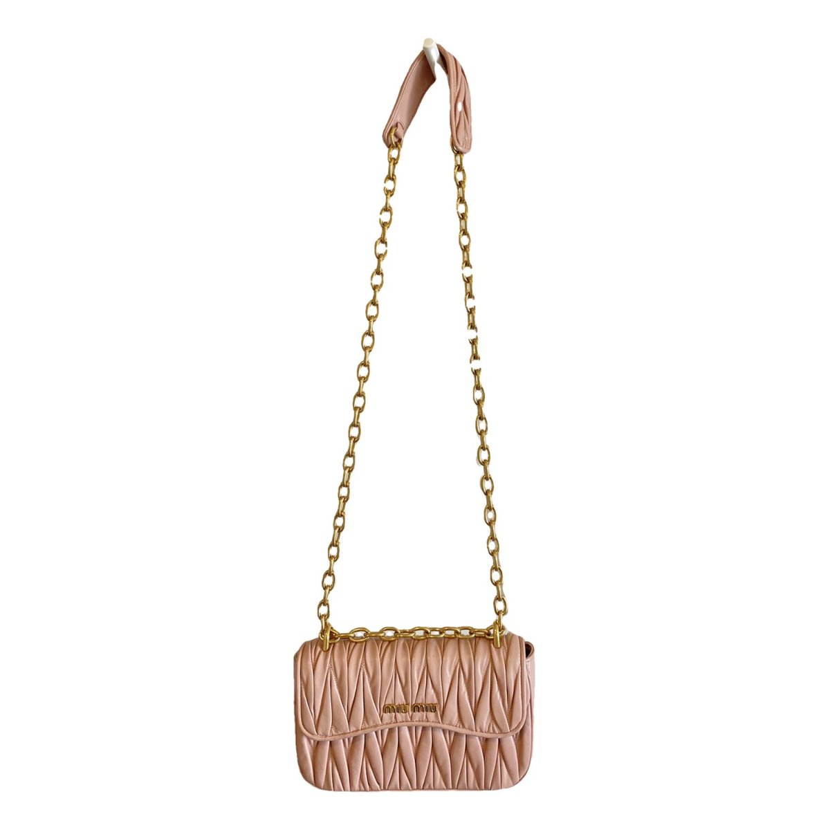 Miu Confidential leather crossbody bag