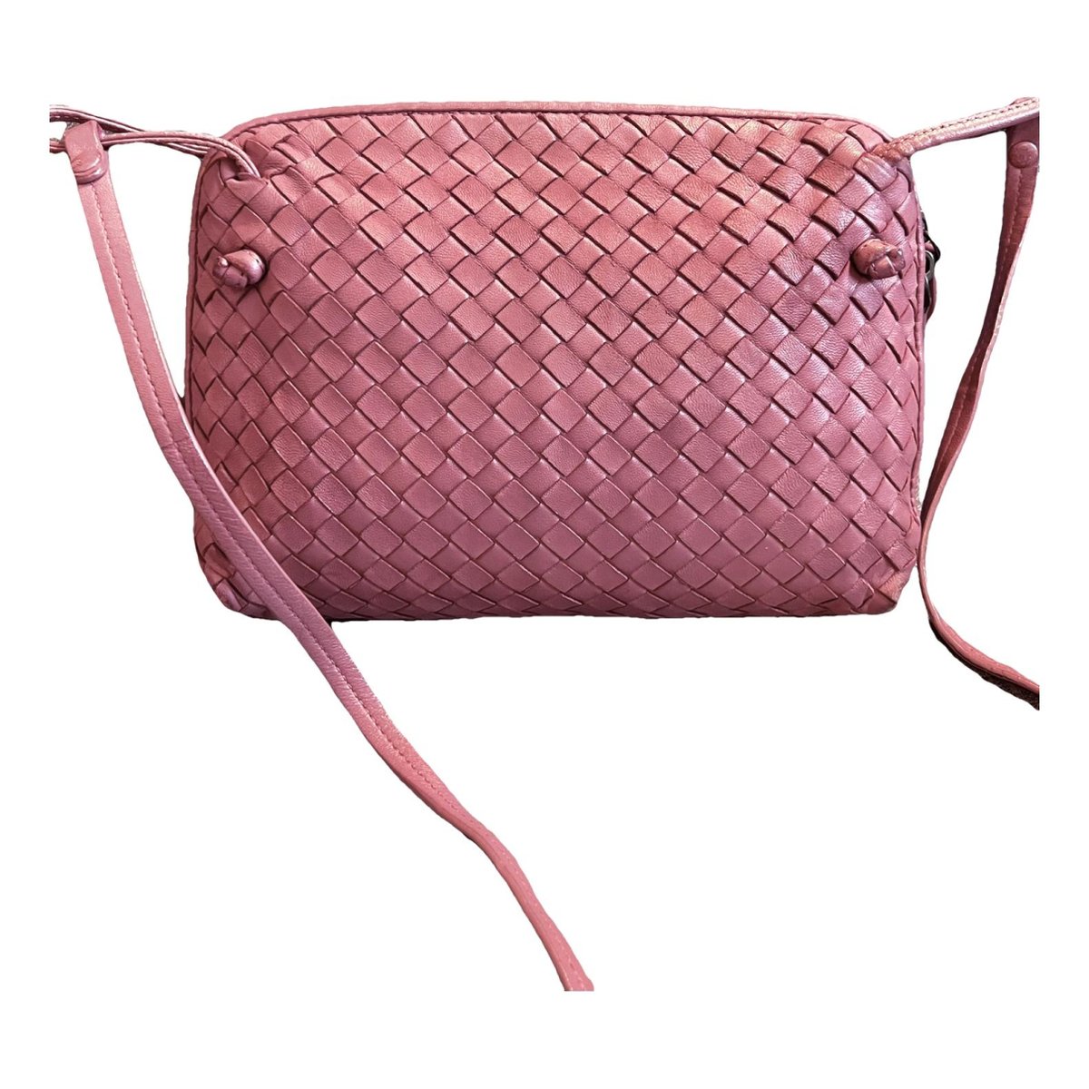 Loop leather crossbody bag