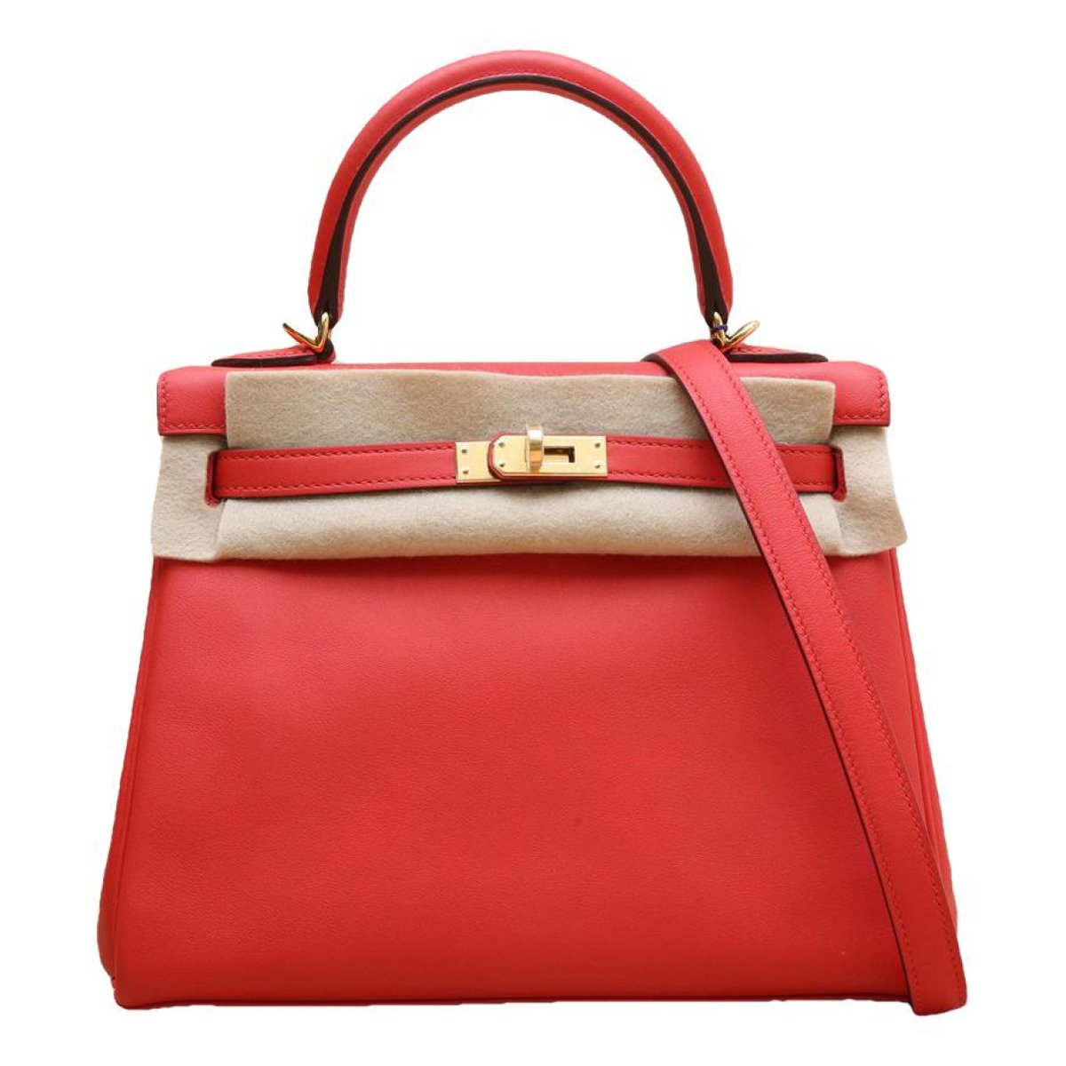 Kelly 25 leather handbag