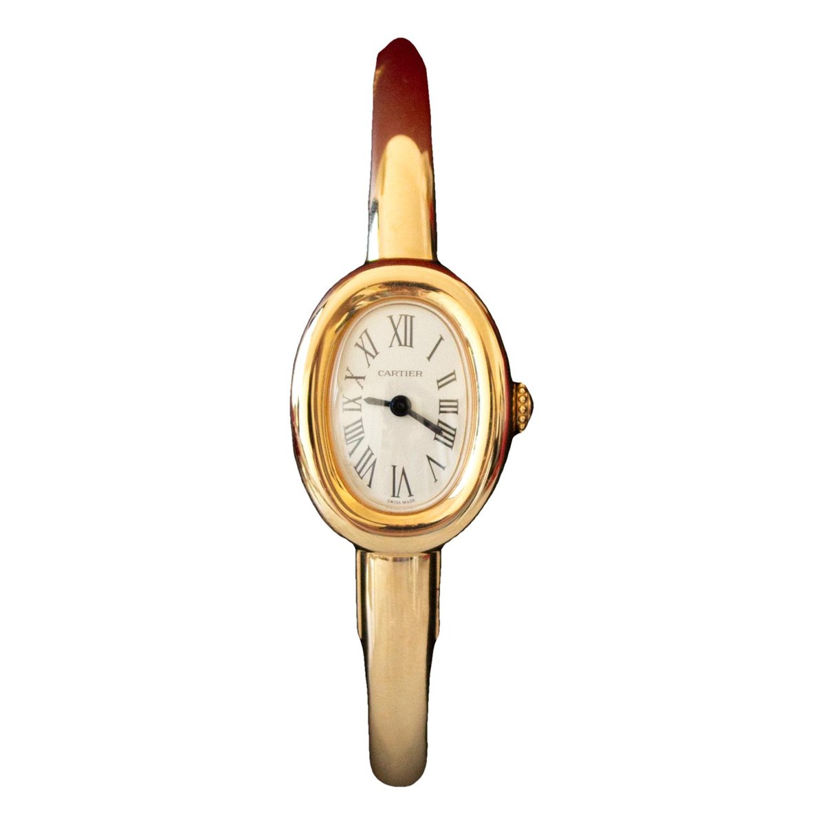 Baignoire yellow gold watch