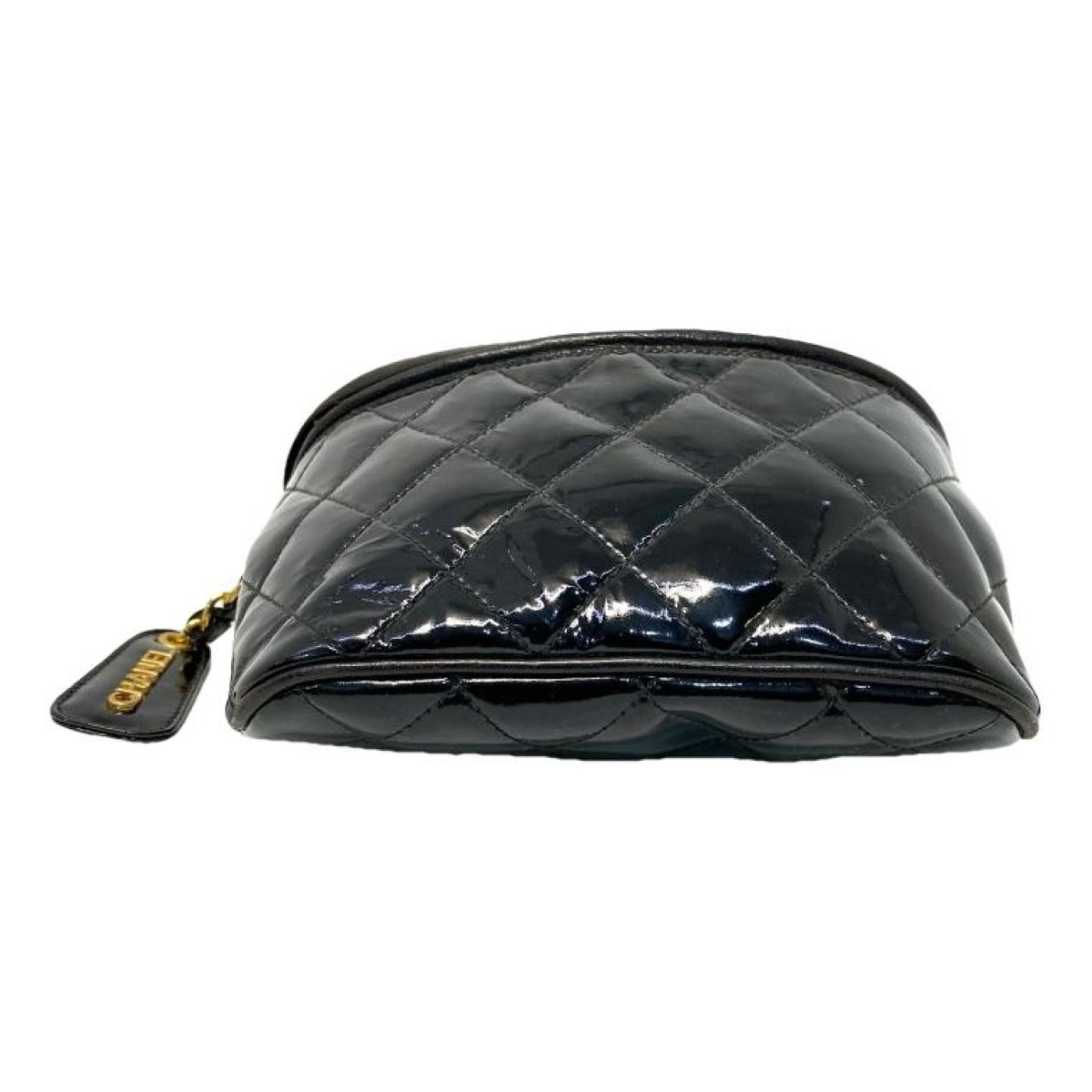 Trendy CC Vanity patent leather handbag