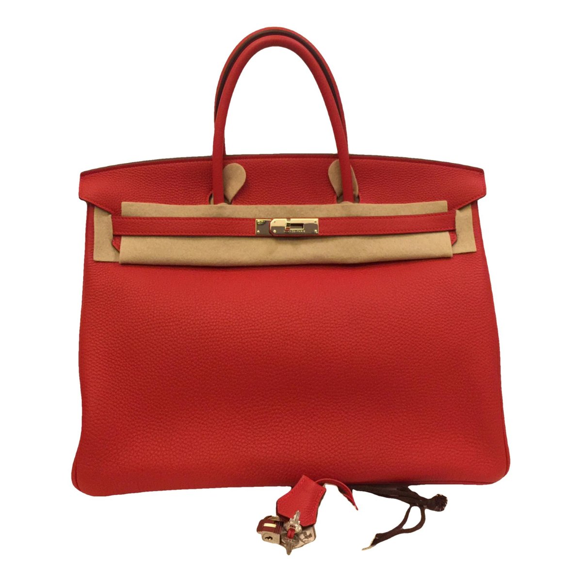 Birkin 40 leather handbag