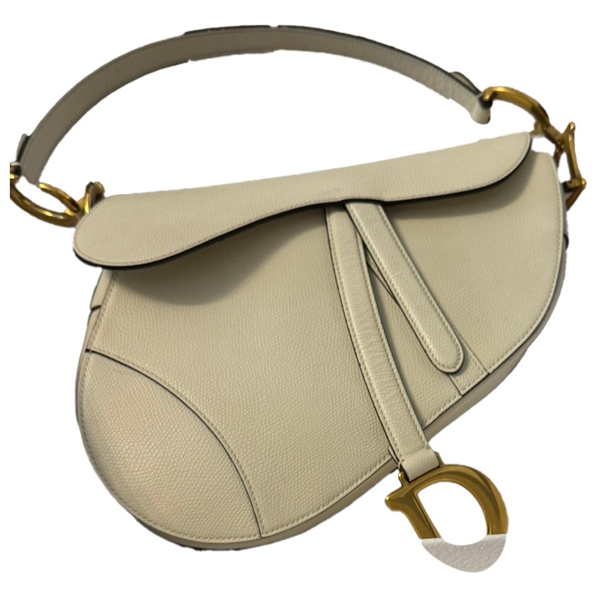 Saddle leather handbag