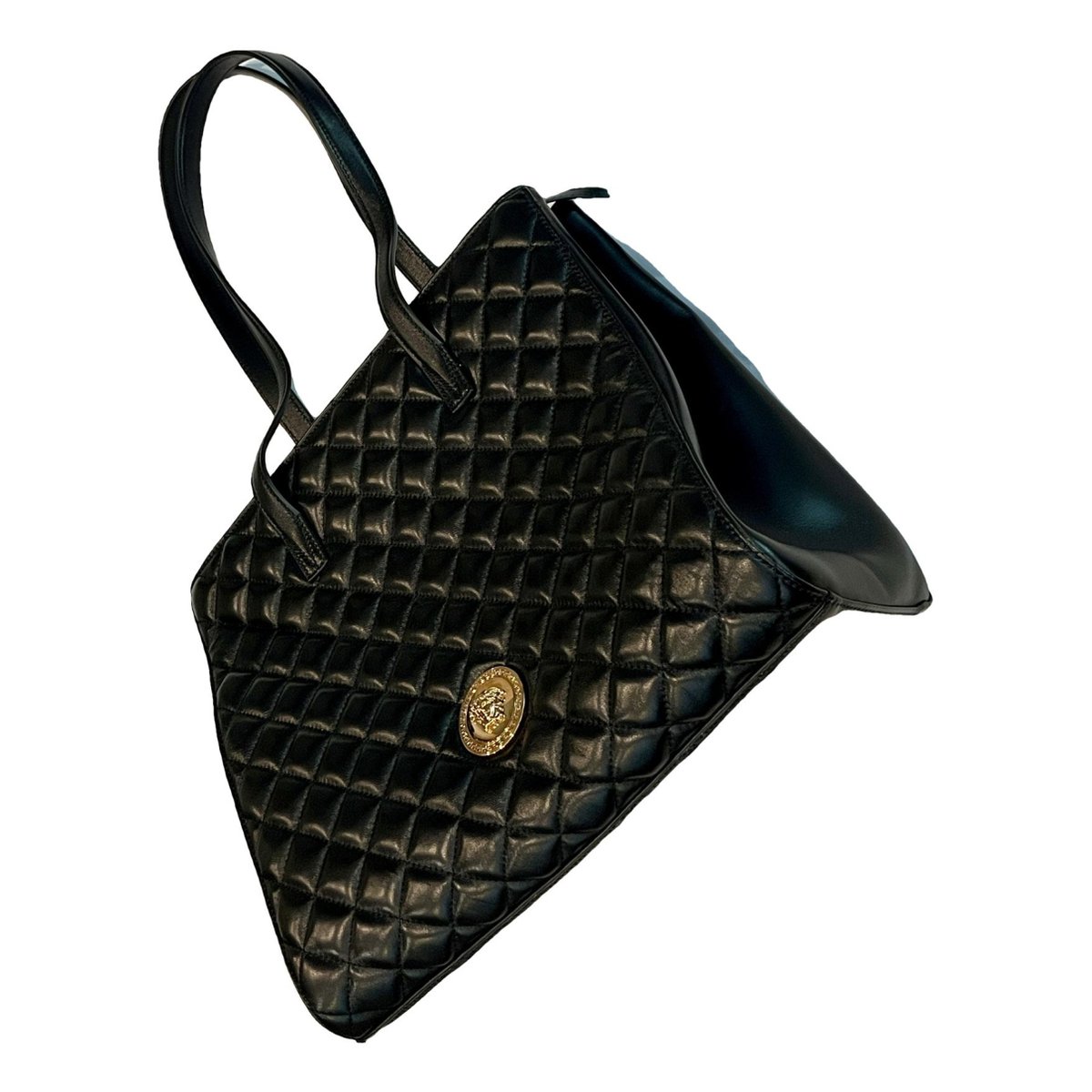 Icon leather tote