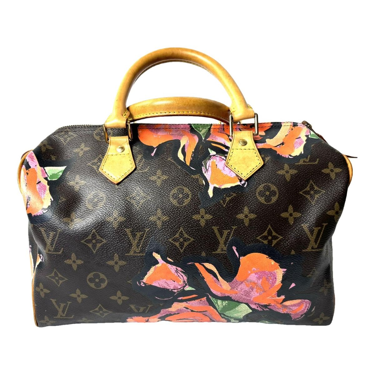 Speedy leather handbag