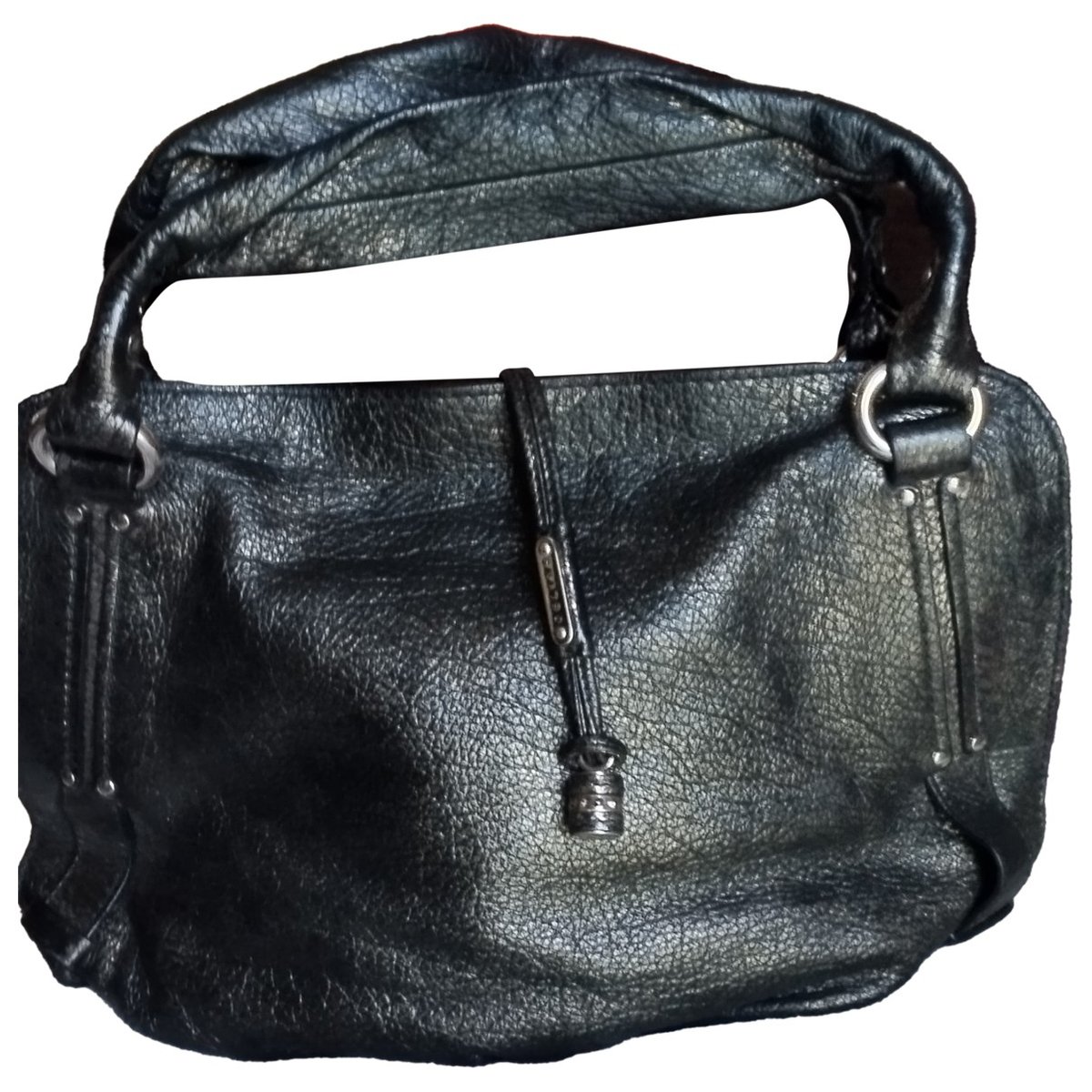 Hobo leather handbag