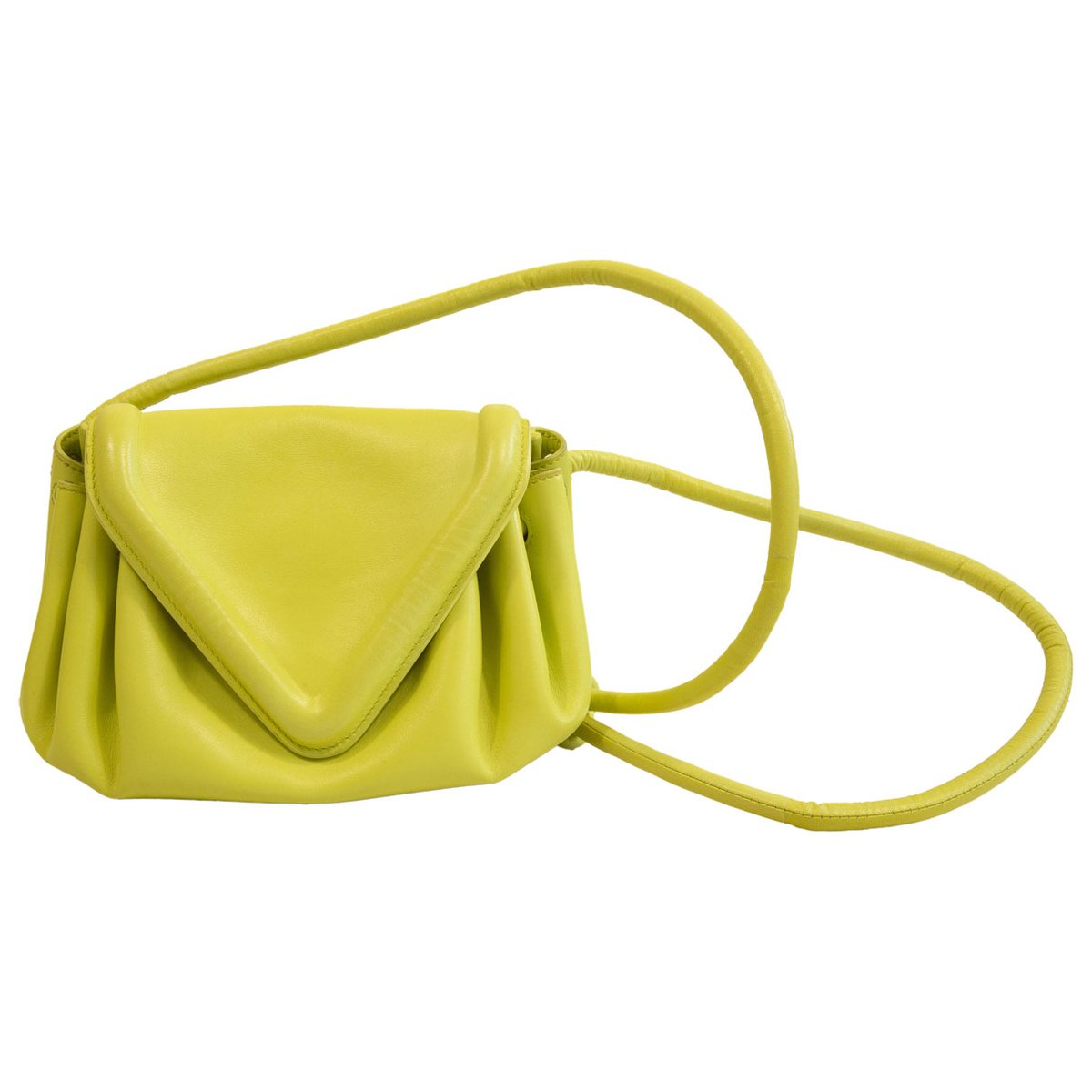 Beak leather crossbody bag