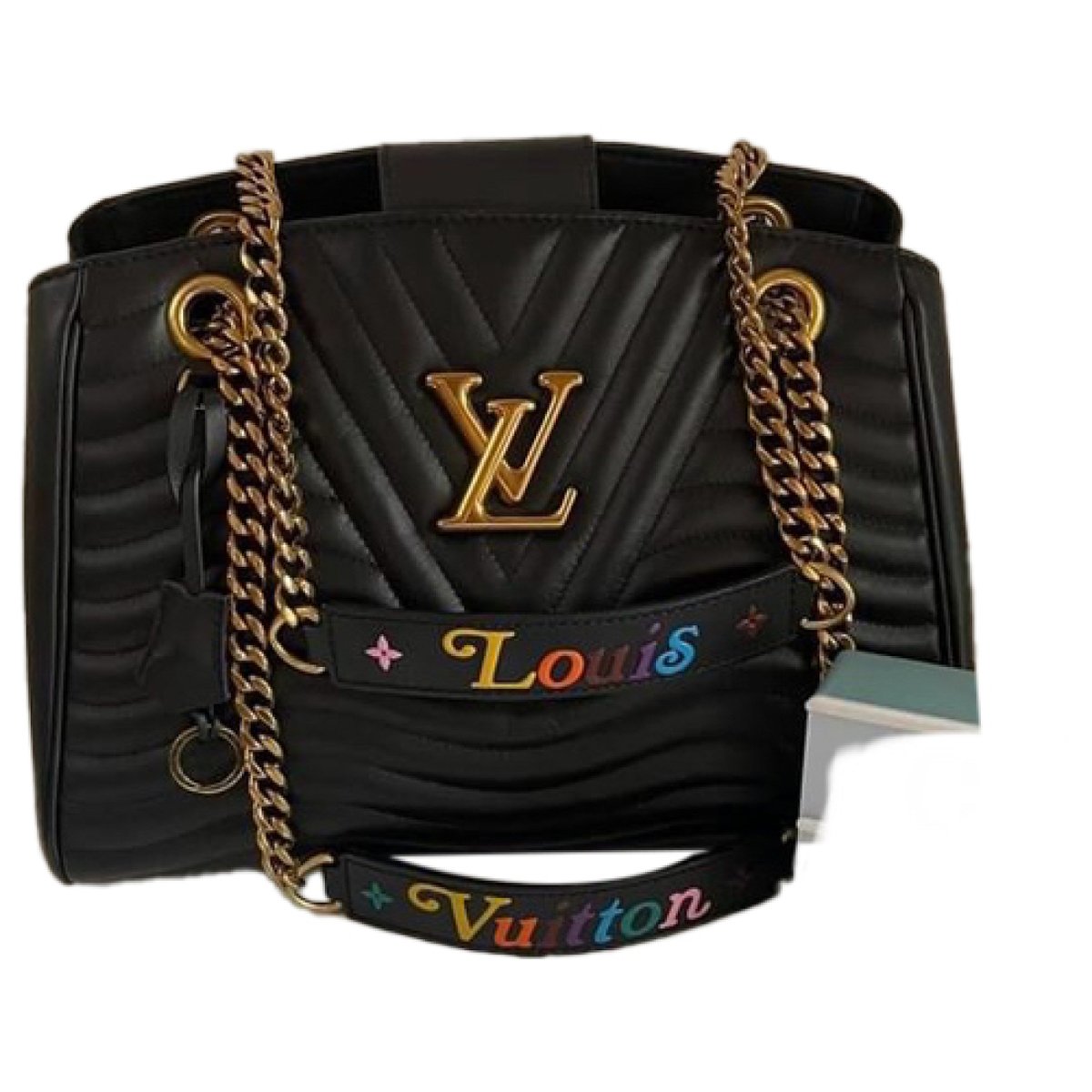 New Wave leather handbag