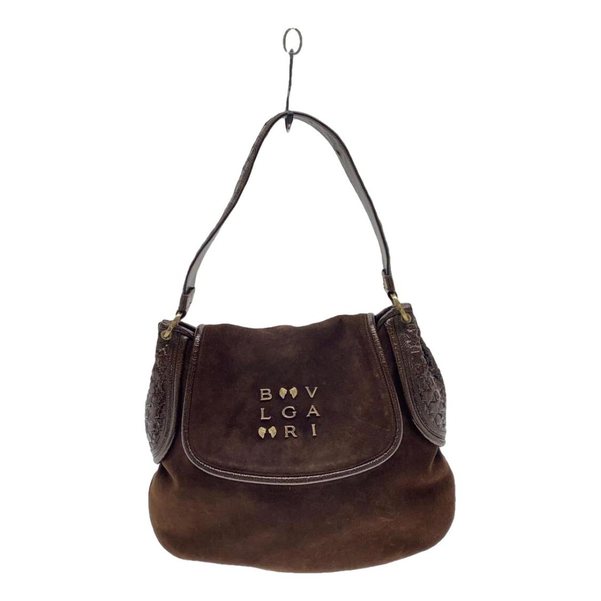 Bulgari leather crossbody bag