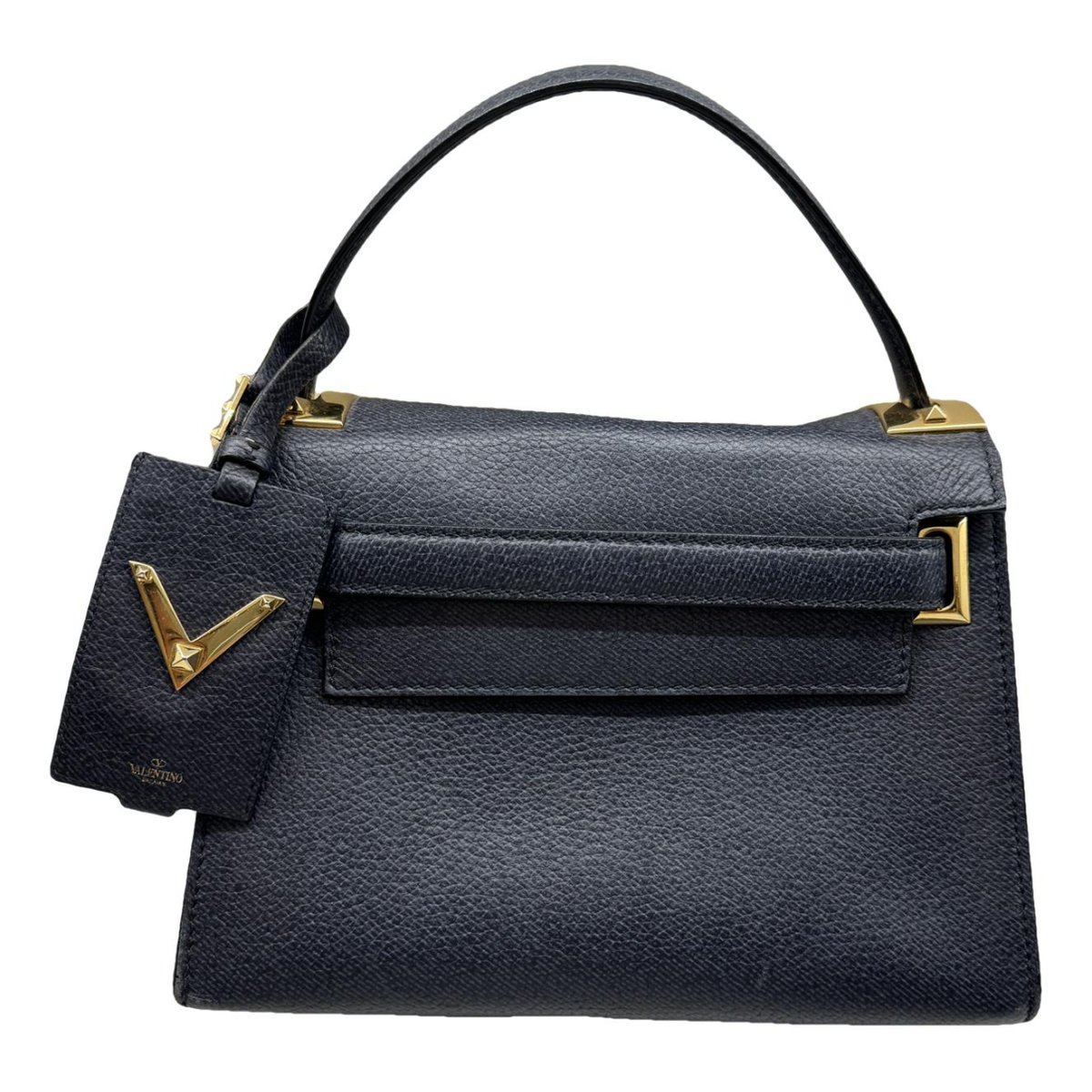 My Rockstud leather handbag