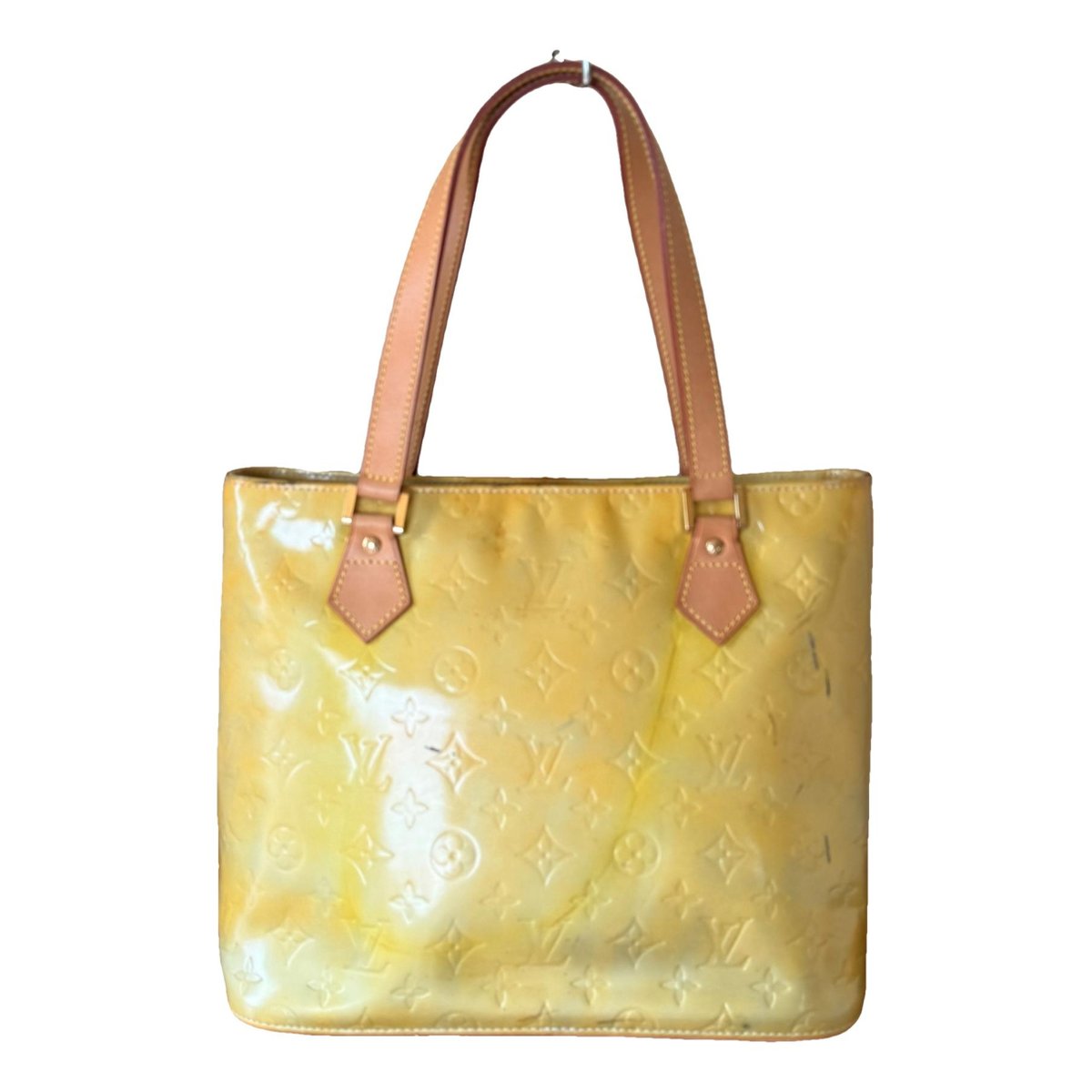 Houston patent leather handbag