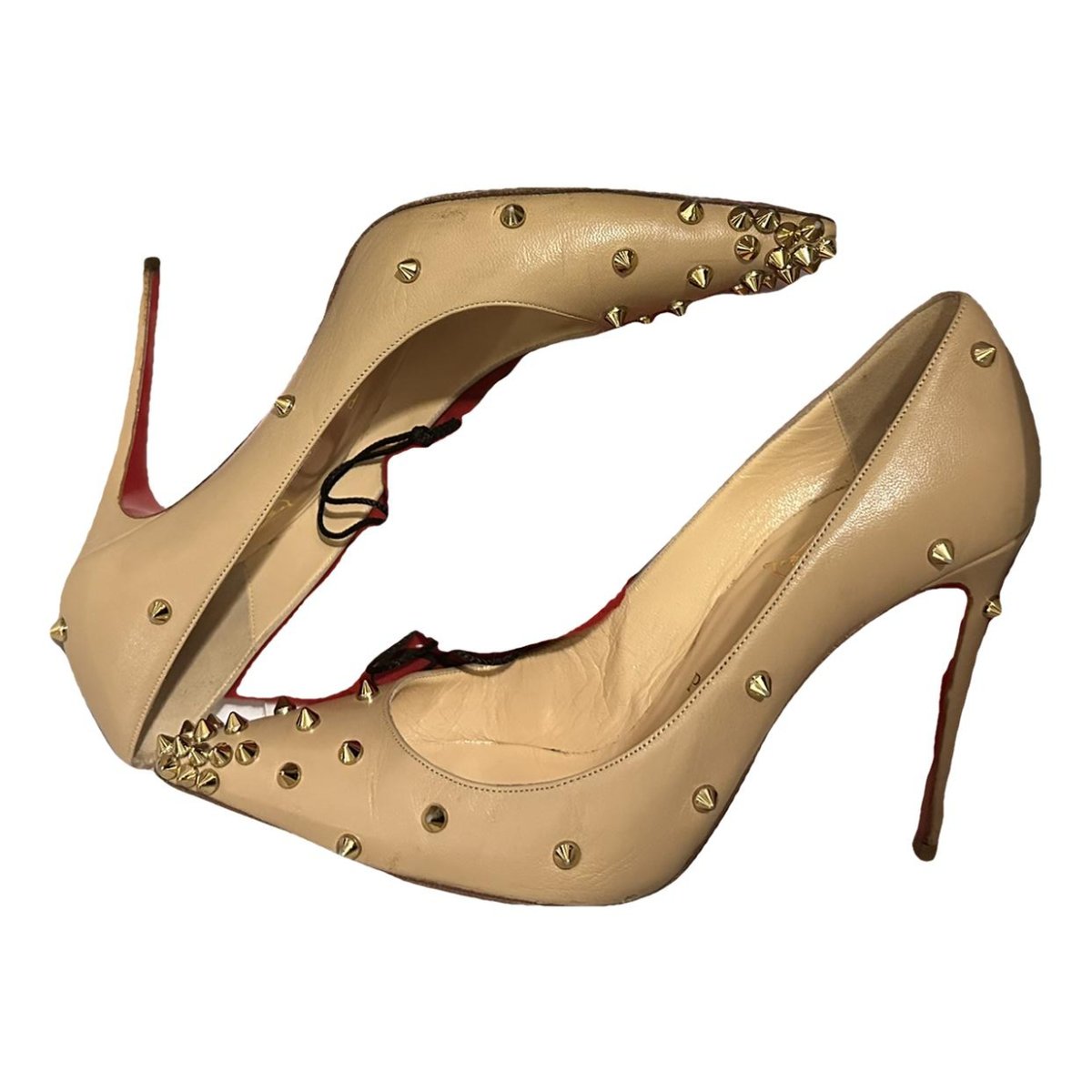 Degrastrass leather heels