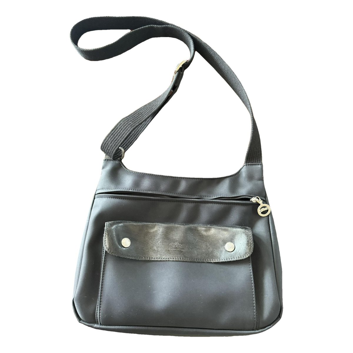 3D leather crossbody bag